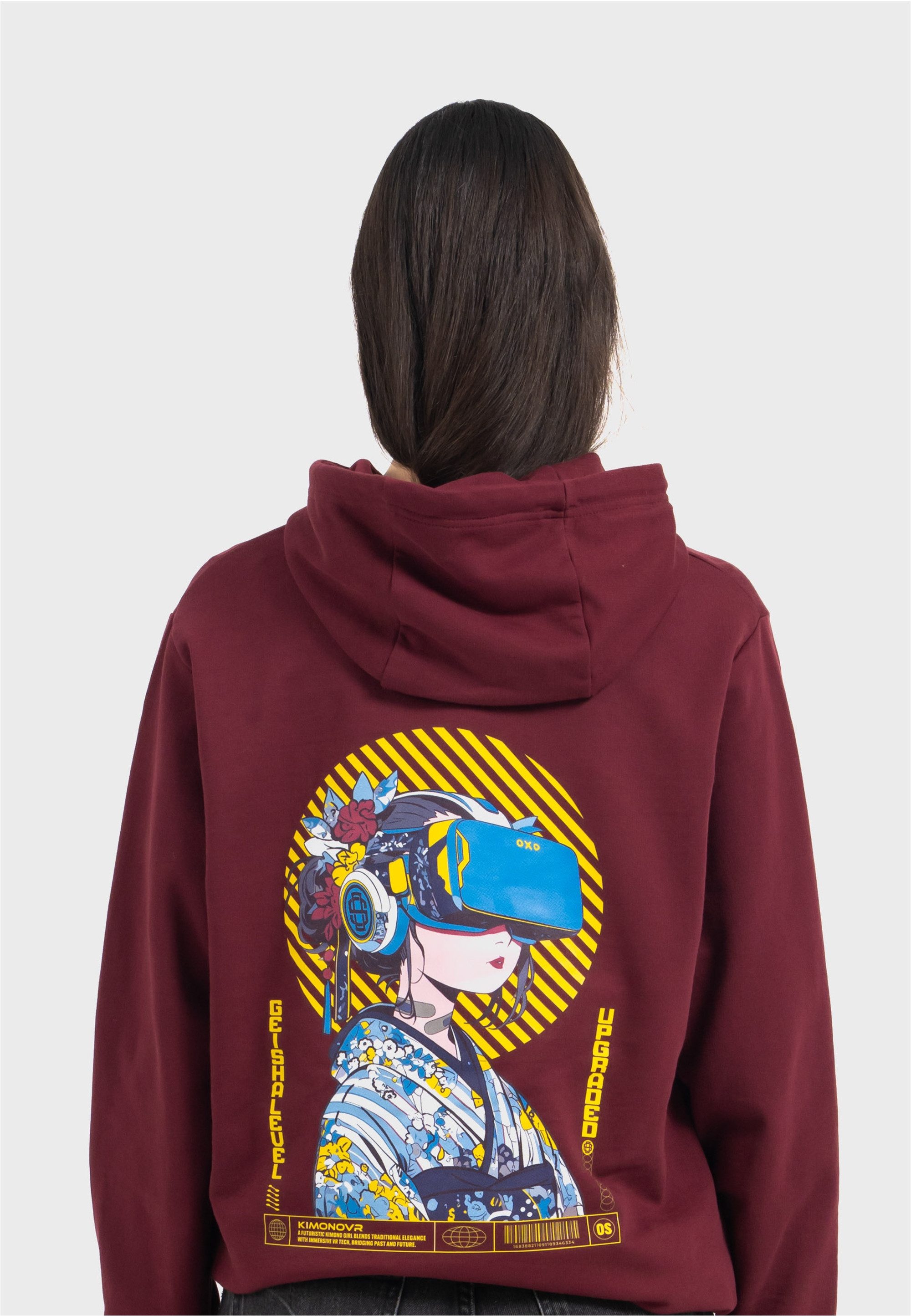 Kapuzensweatshirt Asian Virtual Logo Graphic