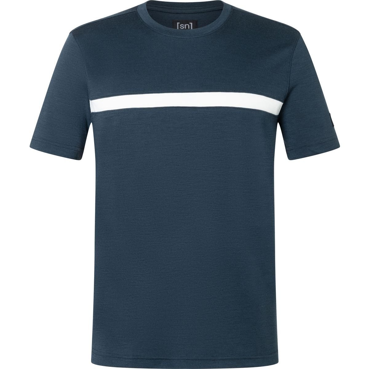 SUPER.NATURAL Kurzarmshirt M Montana BIO Tee Nachhaltiges Herren-T-Shirt aus Merinowolle und PrimaLoft® Bio, ideal