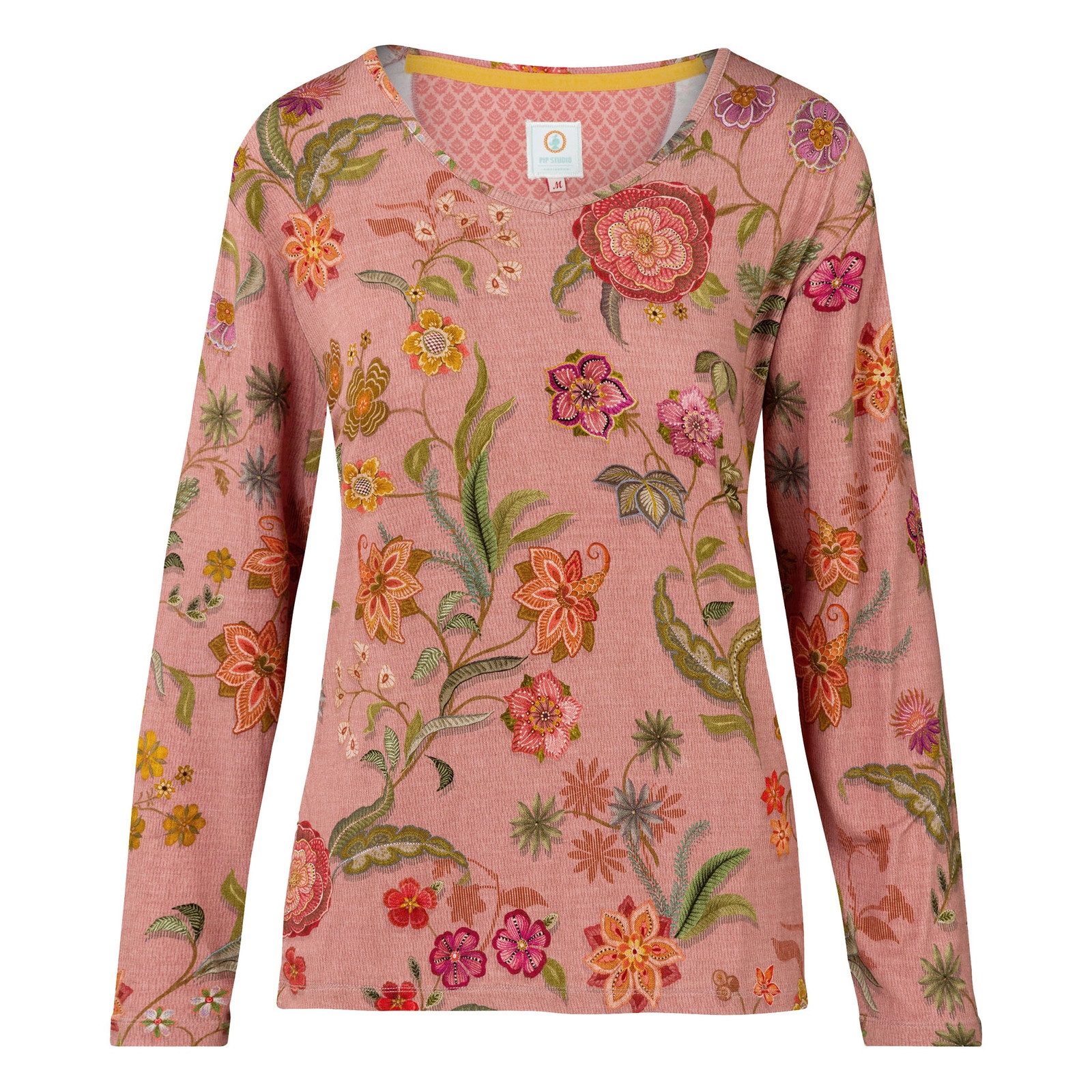 PiP Studio Langarmshirt Trice Long Sleeve Top Flower mit floralem Muster