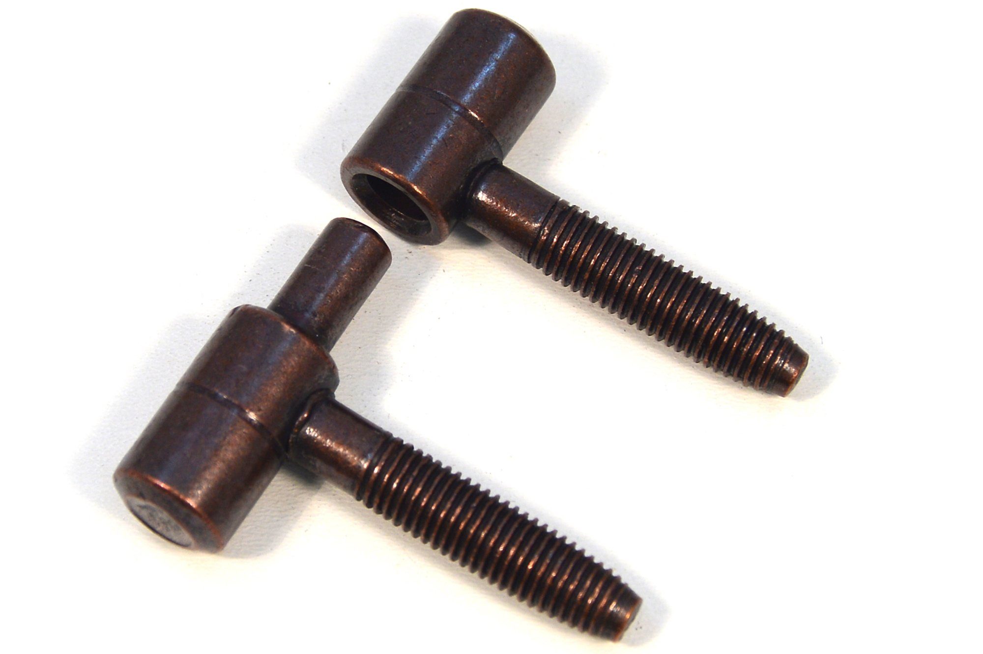Einbohrbänder Möbelbeschlag IHC Türband Tür-Scharnier Scharnier (2 St) Aufschraubband Bronze