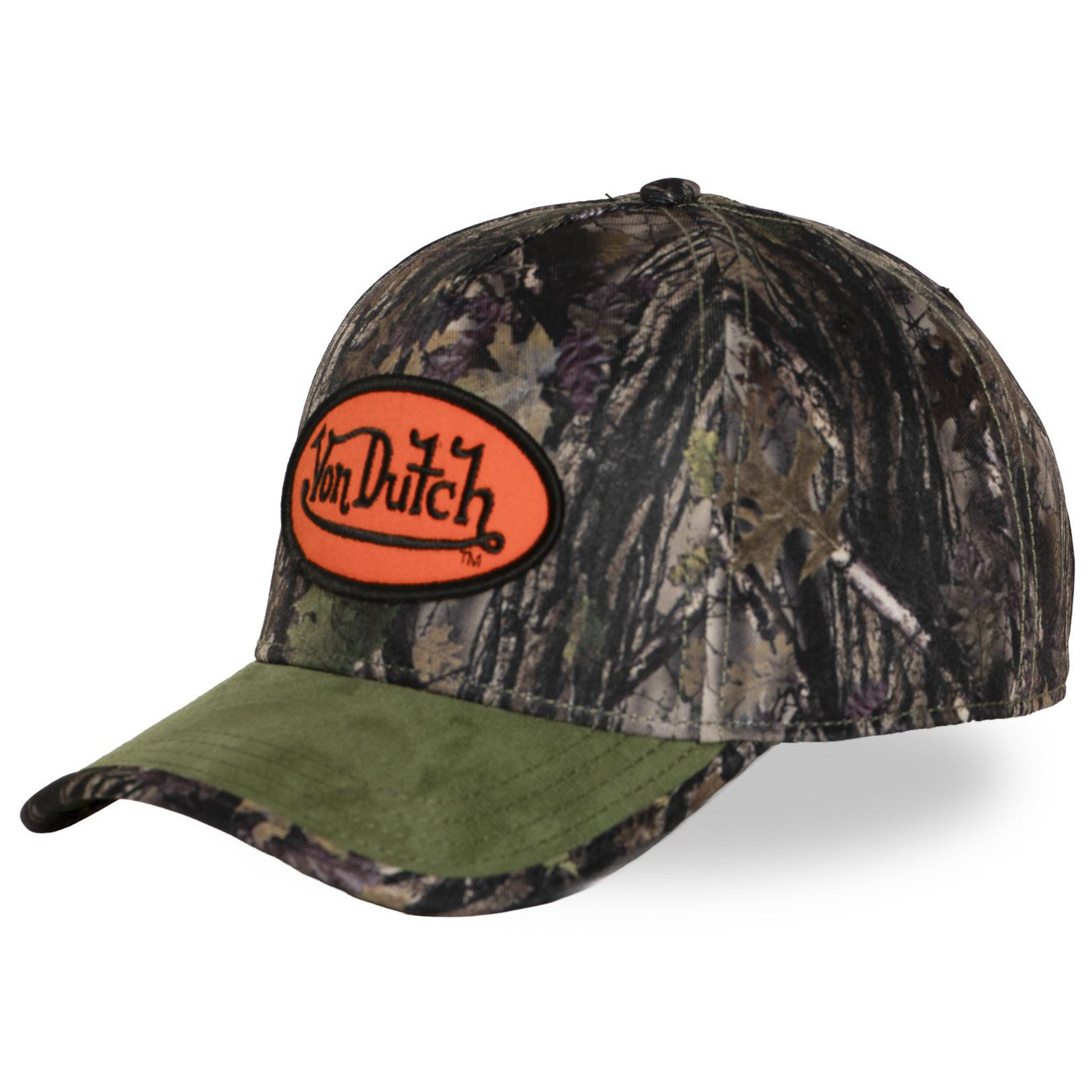 Von Dutch Baseball Cap Von Dutch Originals Baseball Cap CAMO PATCH VD (Basecap, Basecap) Real Tree Camouflage Optik