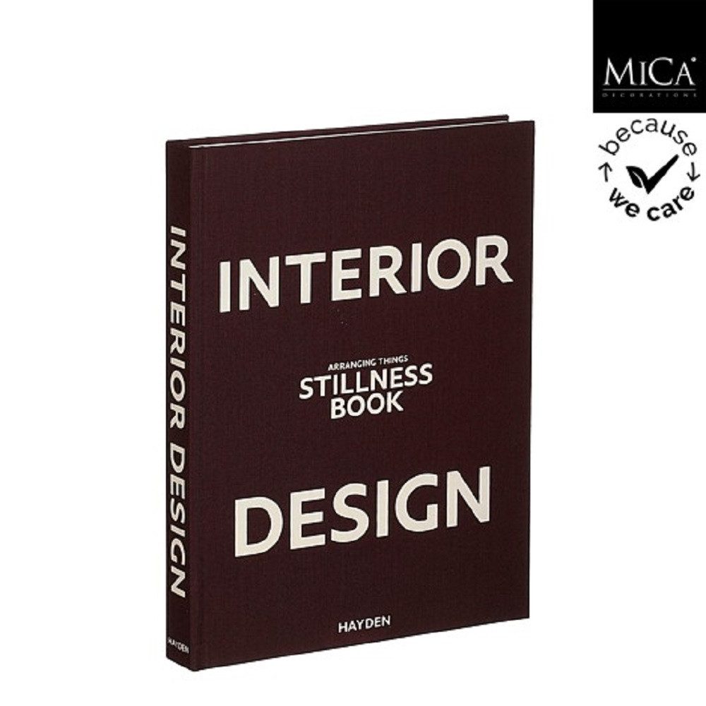 edelman Dekoobjekt MICA Dekorationsbuch, Braun, Interior Design, 1192187 (1 St)