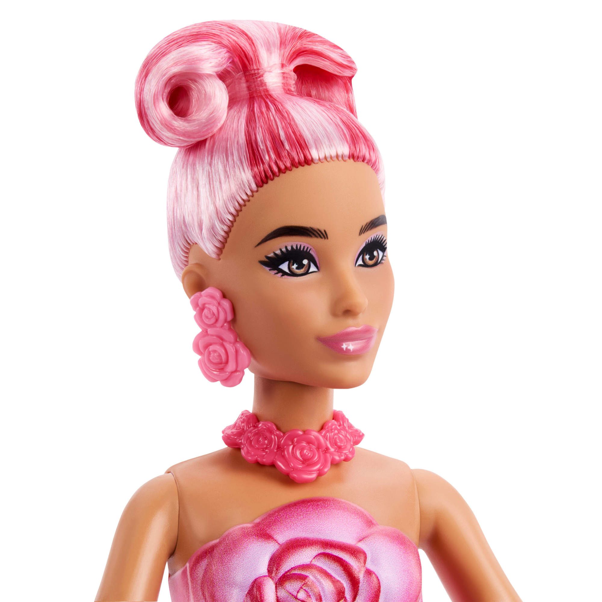 Barbie Anziehpuppe Flower Surprise Puppe - rote Rose, mit Duft
