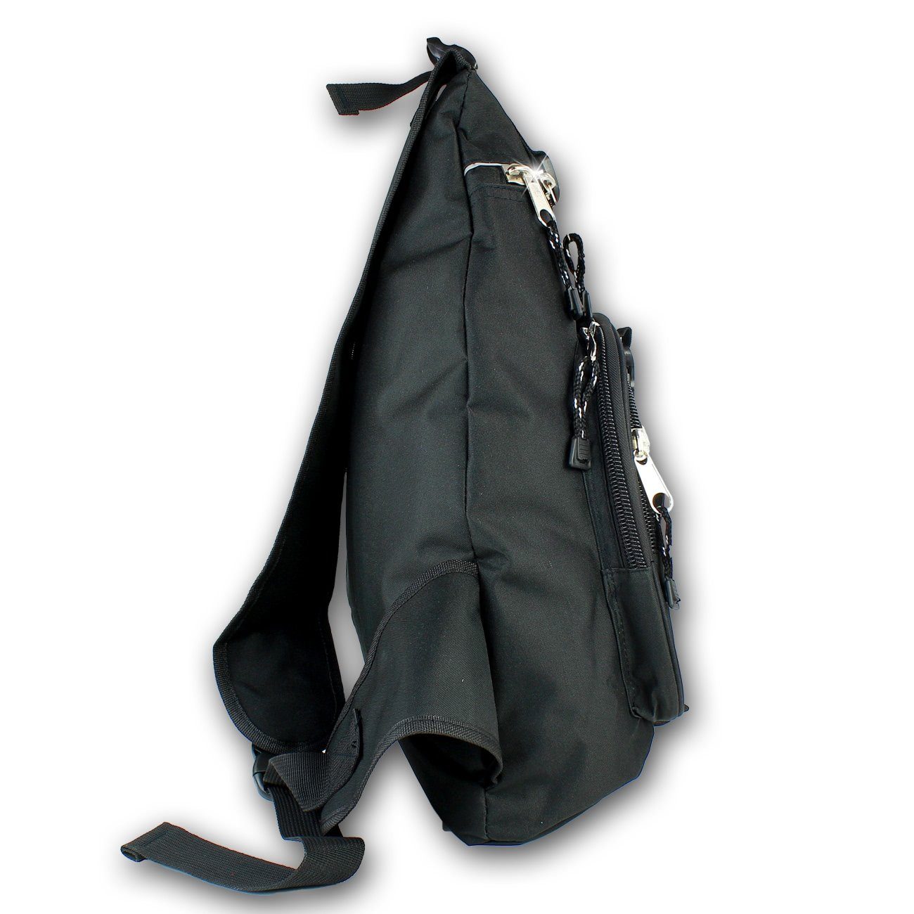 BAG STREET Freizeitrucksack Bag Street Bodybag Nylon schwarz, Herren, Jugend Freizeitrucksack Nylon, schwarz ca. 32cm x ca. 45cm