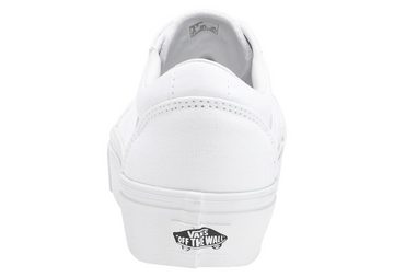 Vans Ward Platform Plateausneaker aus textilem Canvas-Material