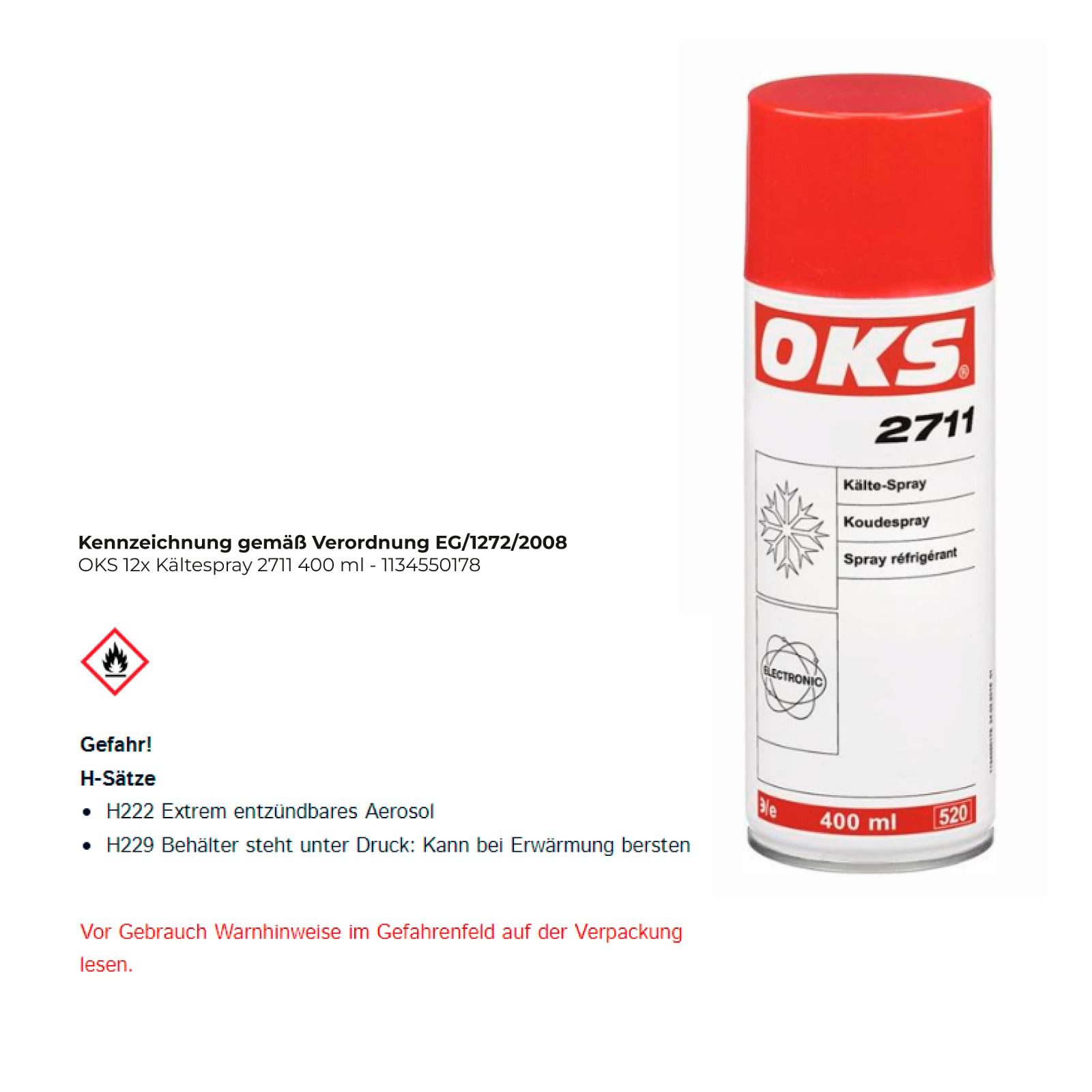 OKS Kältemittel OKS Kältespray 2711 400 ml - 1134550178