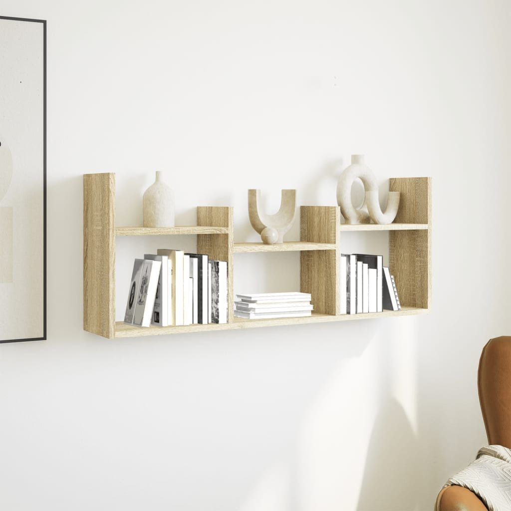 vidaXL Regal Wandschrank 100x18x40 cm Sonoma günstig online kaufen