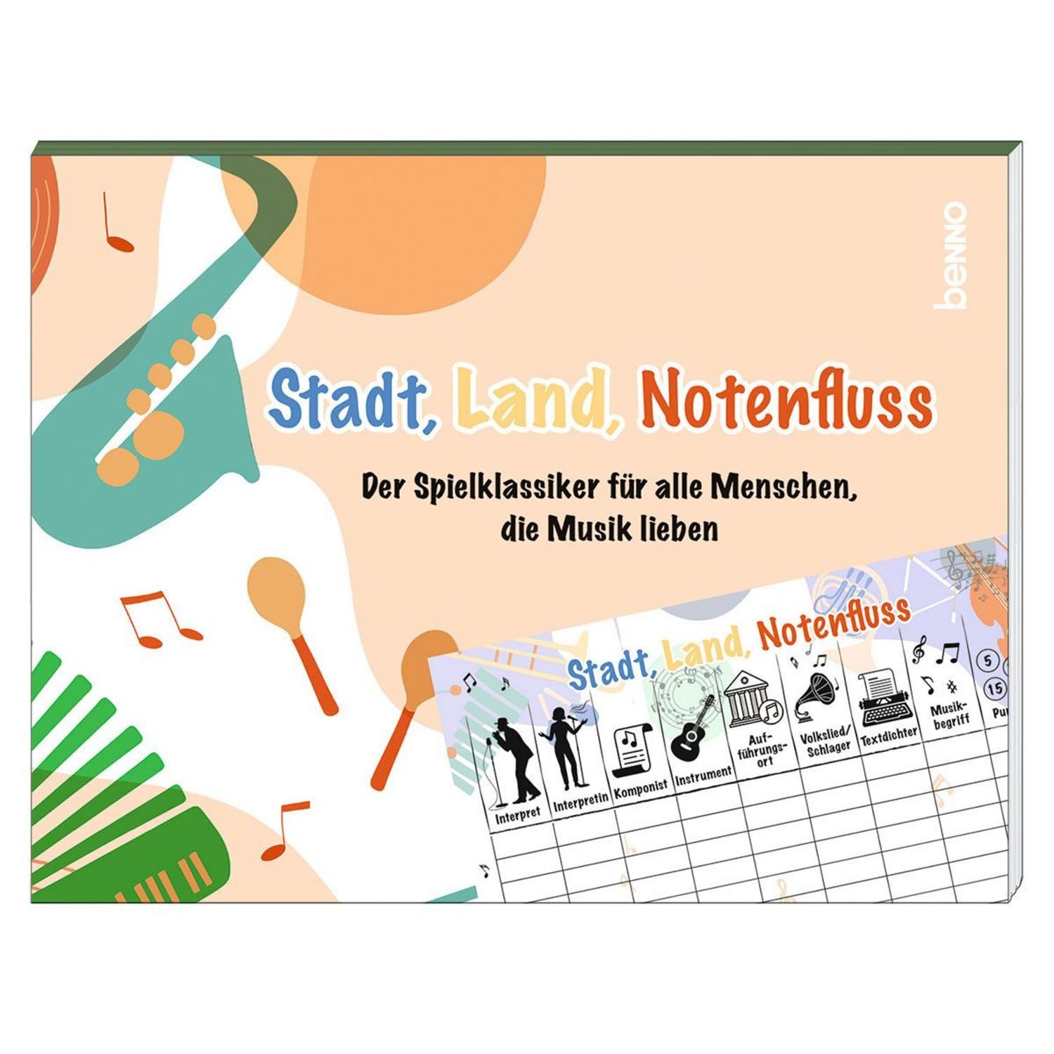 St. Benno Verlag Musik-CD Stadt, Land, Notenfluss