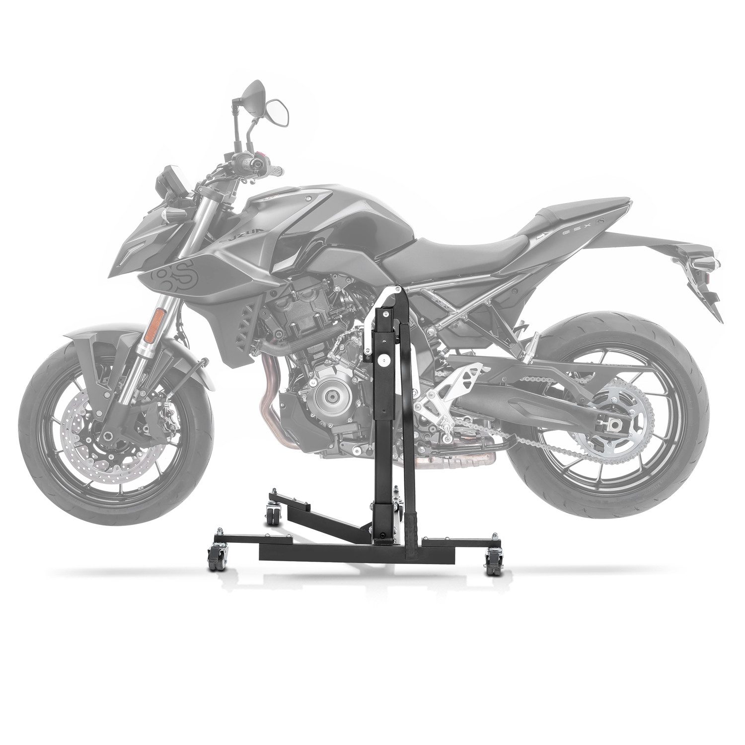 ConStands Motorradheber CS Power Evo-Zentralständer für Suzuki GSX-8S 23-26 Schwarz