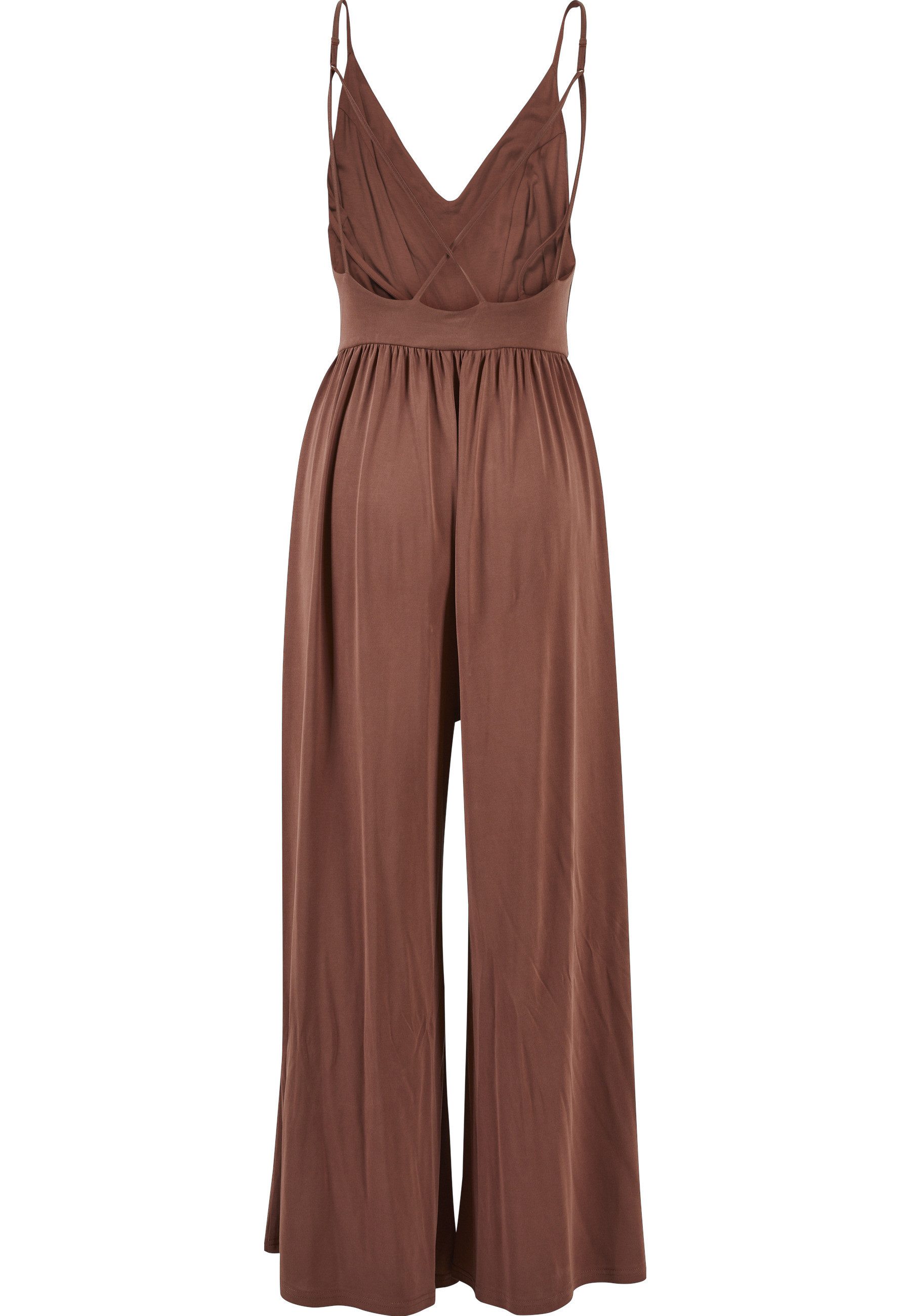 URBAN CLASSICS Jumpsuit Urban Classics Damen Ladies Modal Spaghetti Jumpsuit (1-tlg)