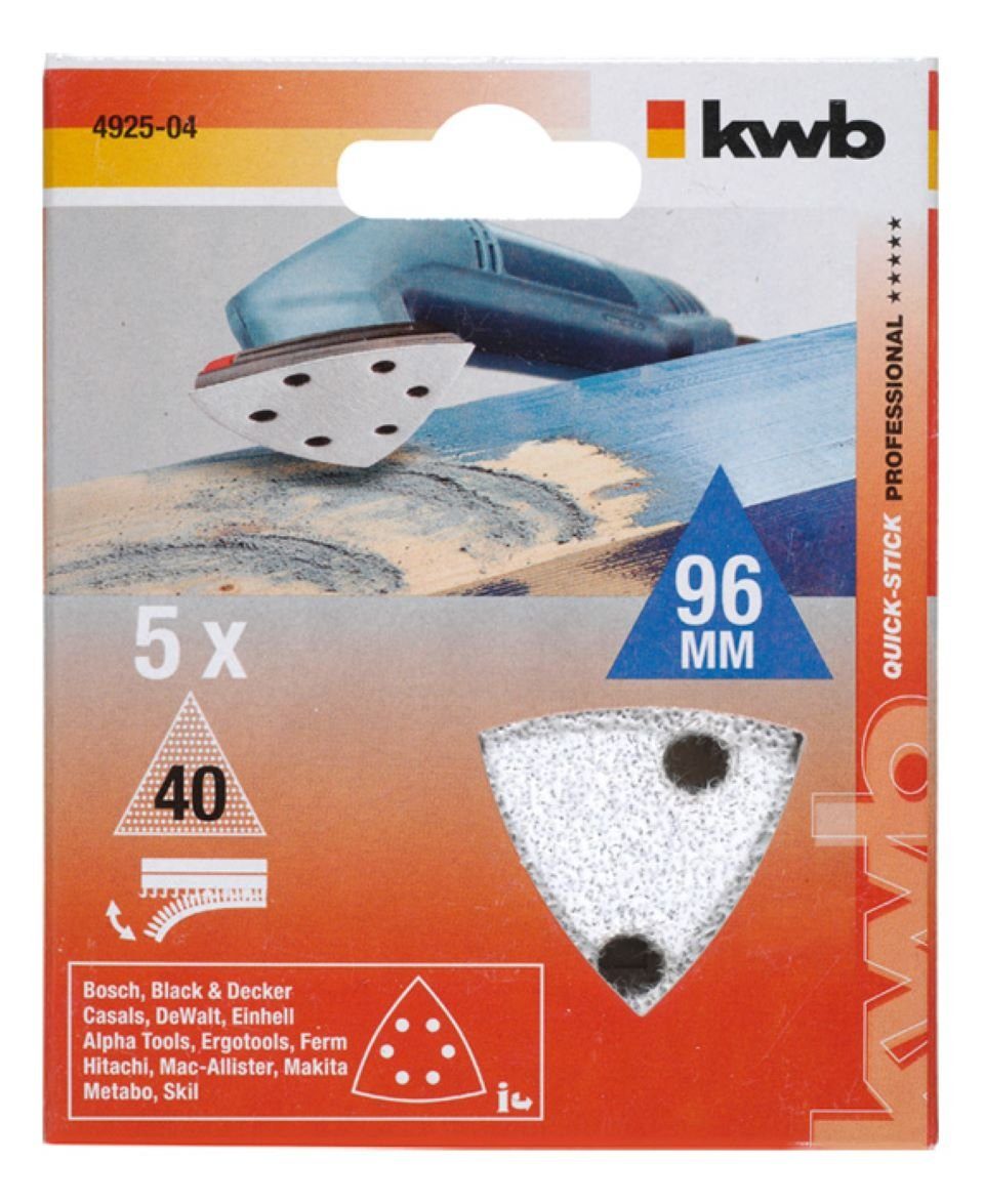kwb Schleifpapier, (5 St)