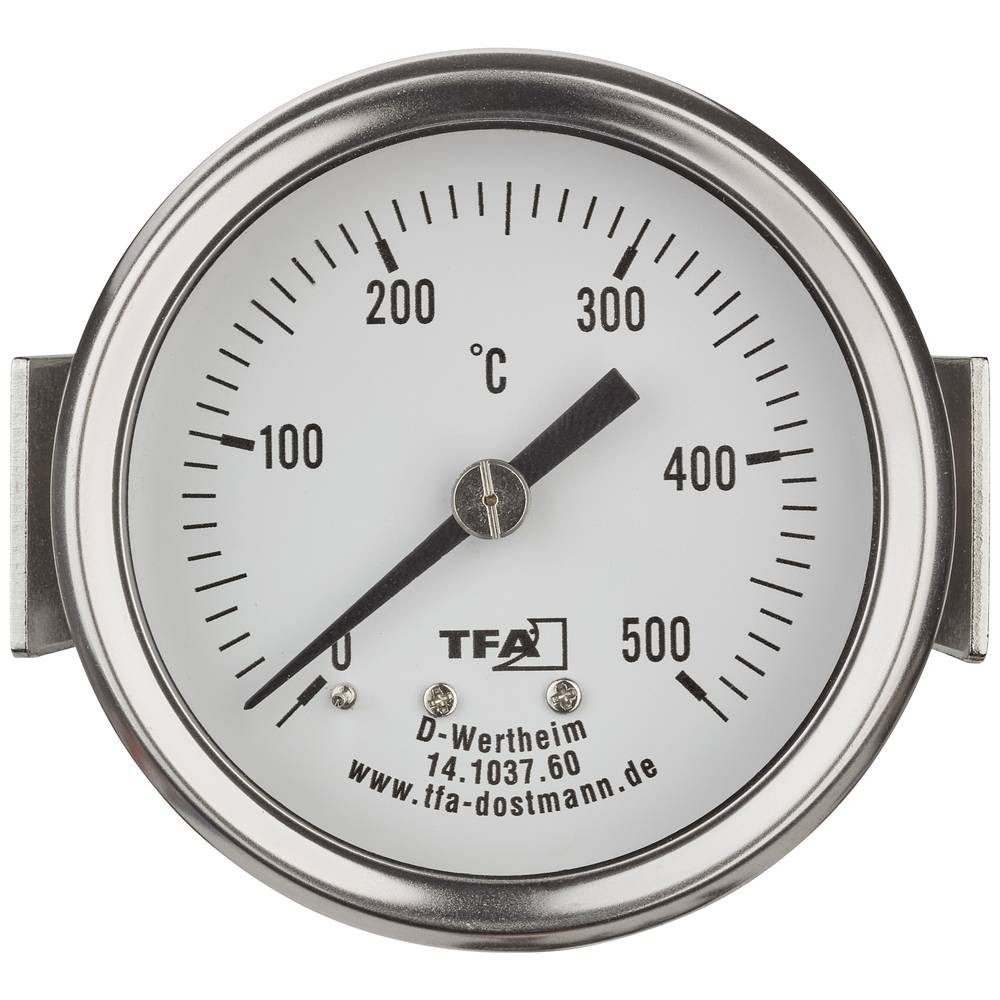 TFA Dostmann Backofenthermometer Profi-Backofenthermometer mit flexibler Metallsondeals 14.1037.60, Einbaufähig