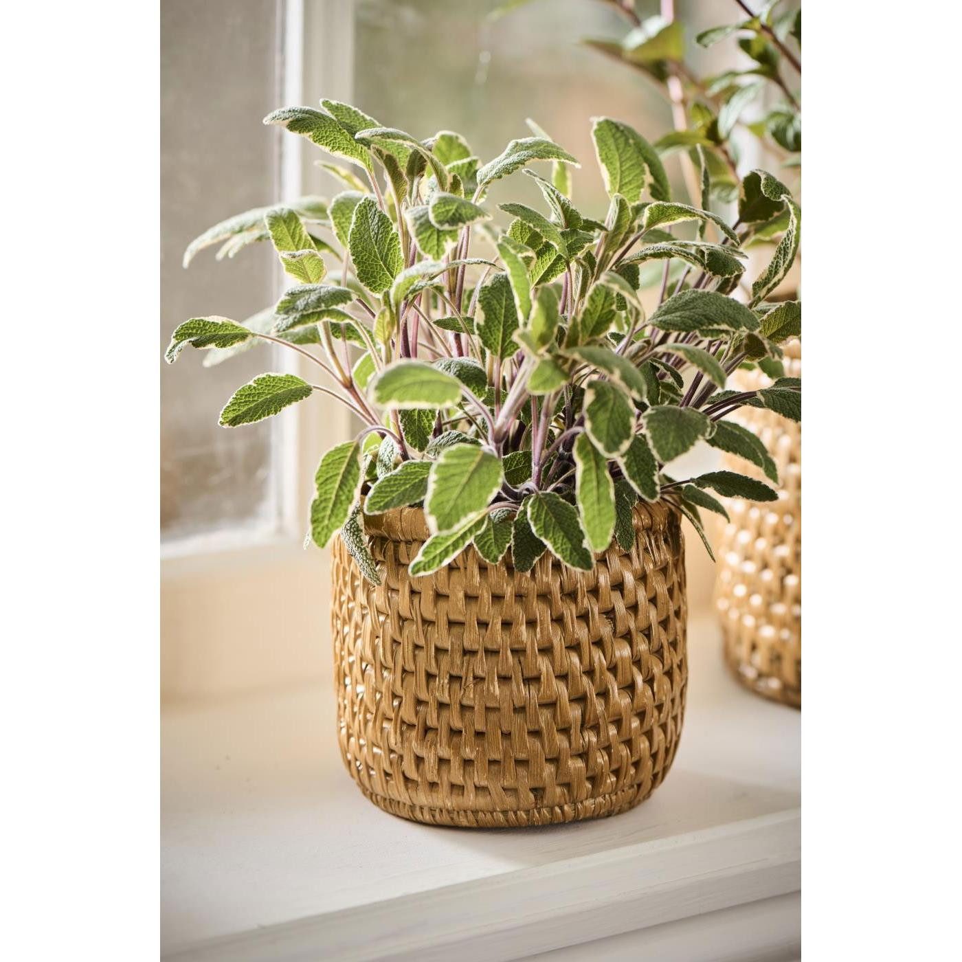 Ib Laursen Blumentopf Ib Laursen Übertopf aus Naturfasern Jute (10,5cm)