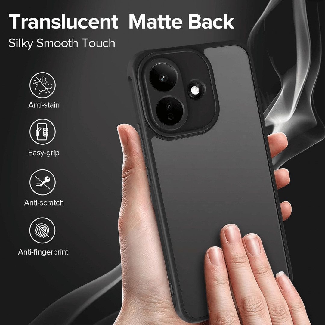 SmartUP Smartphone-Hülle für Xiaomi Redmi Note 17 Pro 5G Silikon Slim Case Cover Handy Tasche 6,83, integrierter Kameraschutz, präzise Aussparungen – Bild 4 von 5