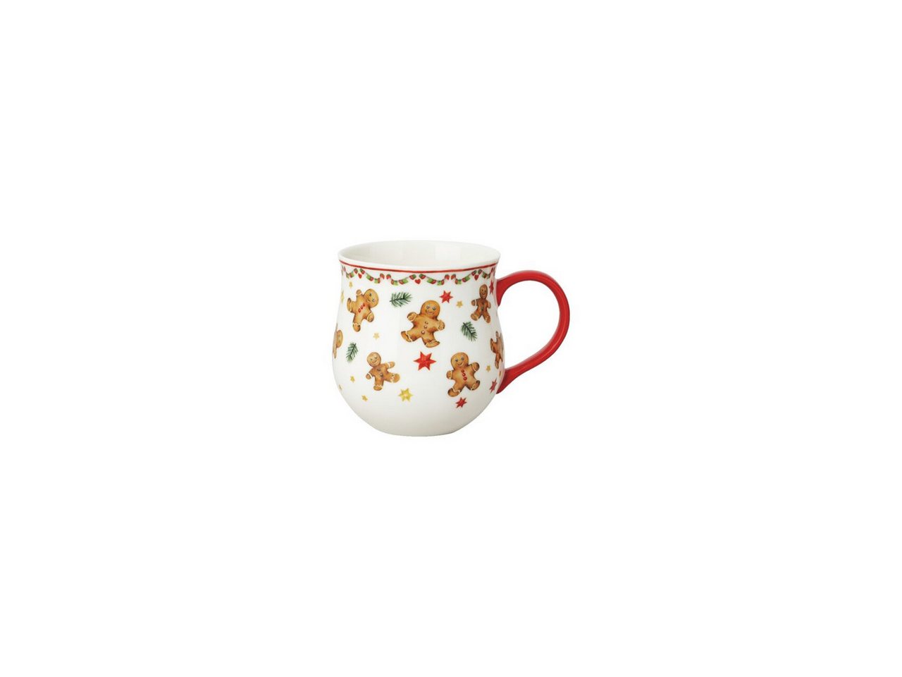Hutschenreuther Christbaumschmuck Lebkuchenmann, Becher mit Henkel, Hutschenreuther 2026
