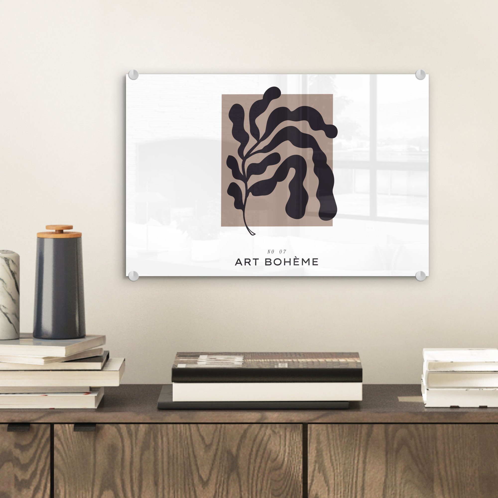 MuchoWow Acrylglasbild Pflanzen - Abstrakt - günstig online kaufen