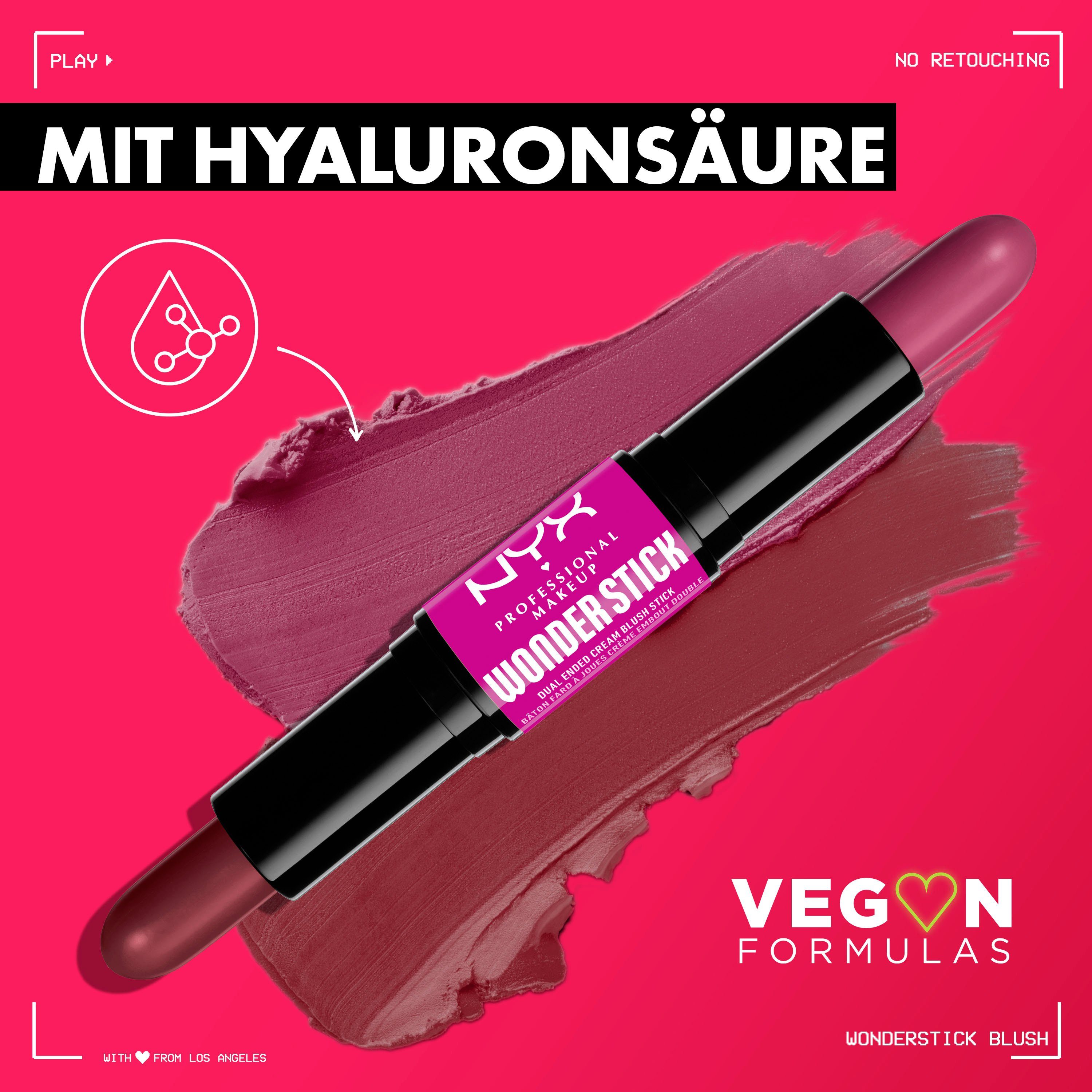 NYX Make-up Stick Blush Stick Wonder Cream, mit natürlichen Inhaltsstoffen