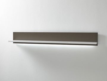 expendio Wandregal Travis 12, weiß grau 184x25x23 cm mit Beleuchtung