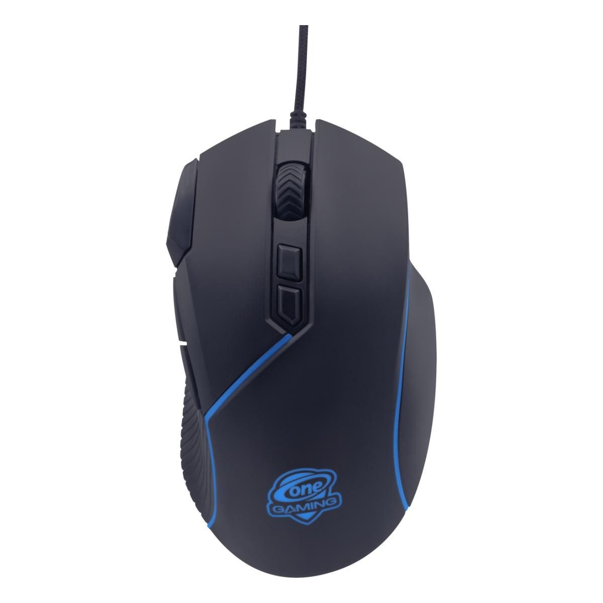 ONE GAMING Black Hawk Ultragrip 2.0 Gaming-Maus (Kabelgebunden)