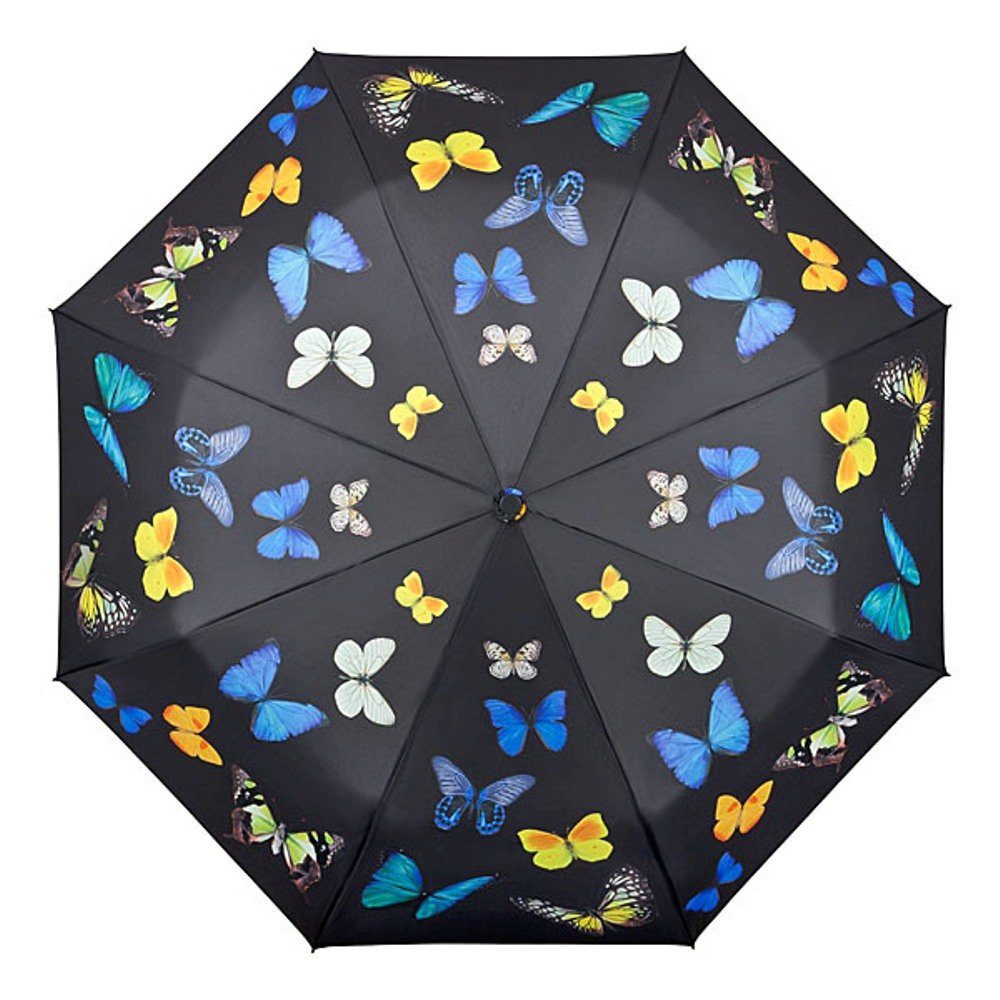 von Lilienfeld Taschenregenschirm Motivschirm Regenschirm Schmetterlingstanz Stabil Leicht Butterfly, Tiermotiv