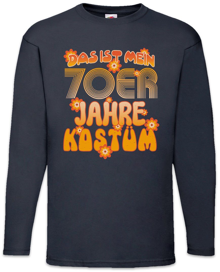 Langarmshirt Das ist mein 70er Jahre Kostüm Langarm T-Shirt Siebziger Hippie
