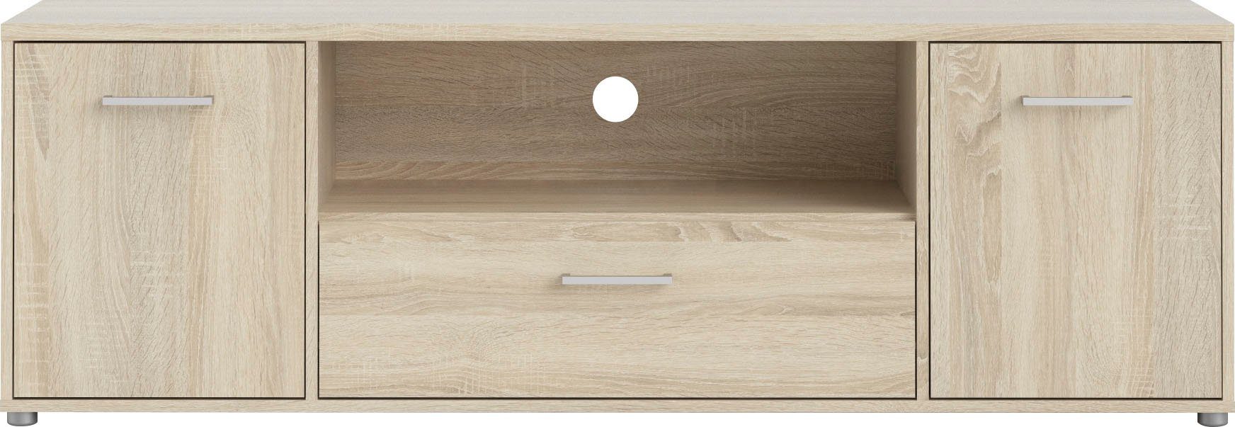 Home affaire TV-Board Match, mit einer Kabeldurchführung, pflegeleichte Oberfläche, Breite 155,6 cm