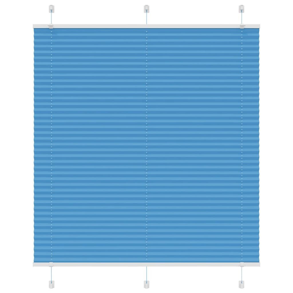 vidaXL Jalousie 115 x 150 cm Plissee Blau 115x150 cm Stoffbreite 114,4 cm Polyester