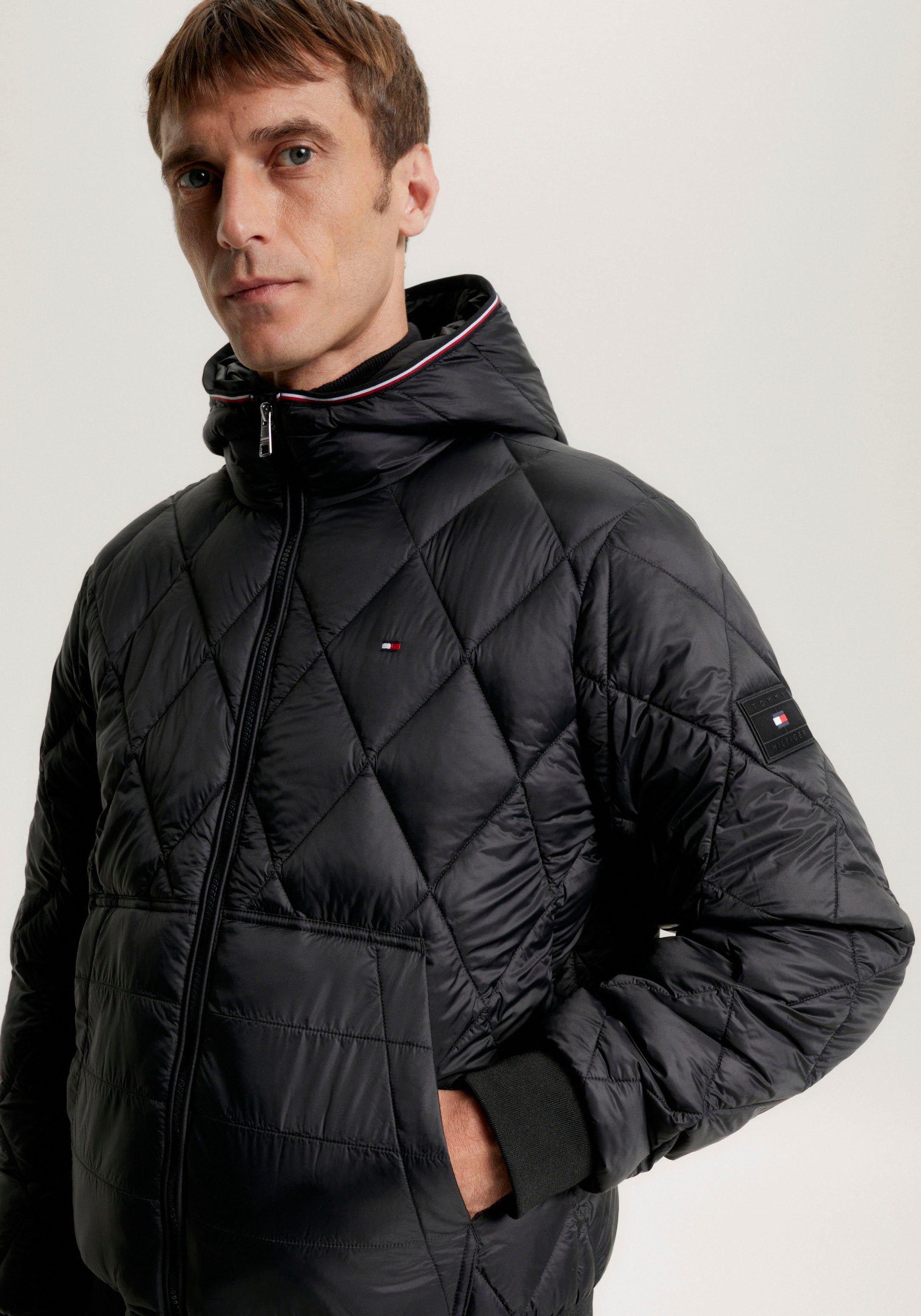 Steppjacke Tommy RECYCLED Black Hilfiger QUILT MIX