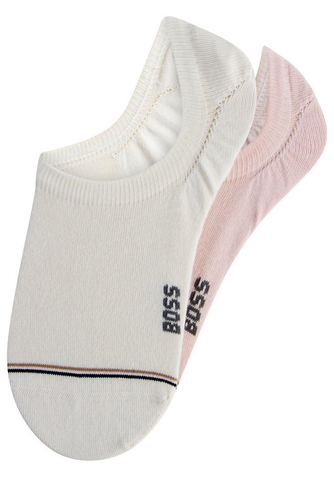 BOSS Businesssocken 2P LC Iconic CC W (Packung, 2-Paar, 2er Pack) mit BOSS Stickerei