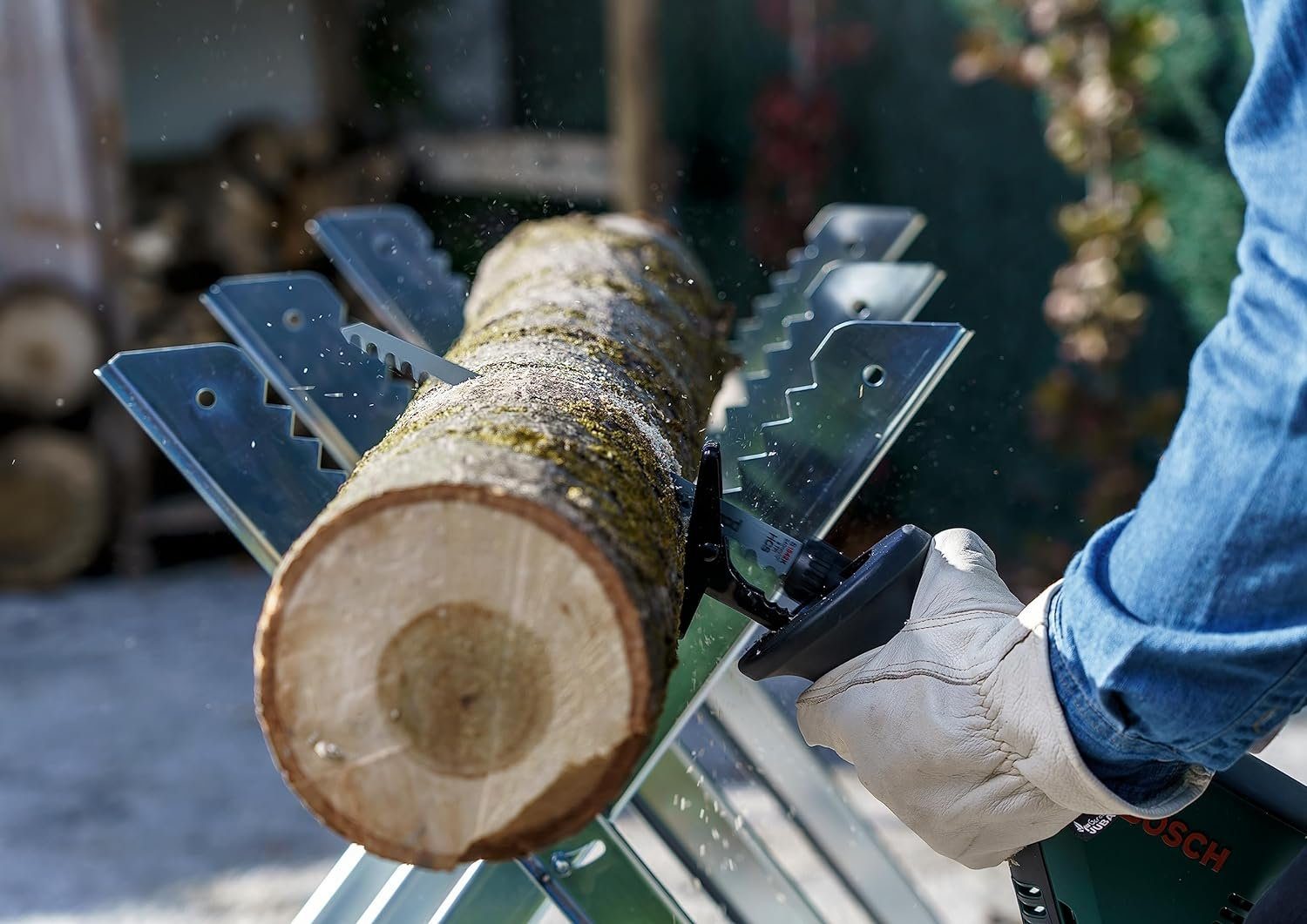 BOSCH Bohrfutter Bosch Säbelsägeblatt Top for Wood zum Sägen in Holz (2 Stück, S 1542