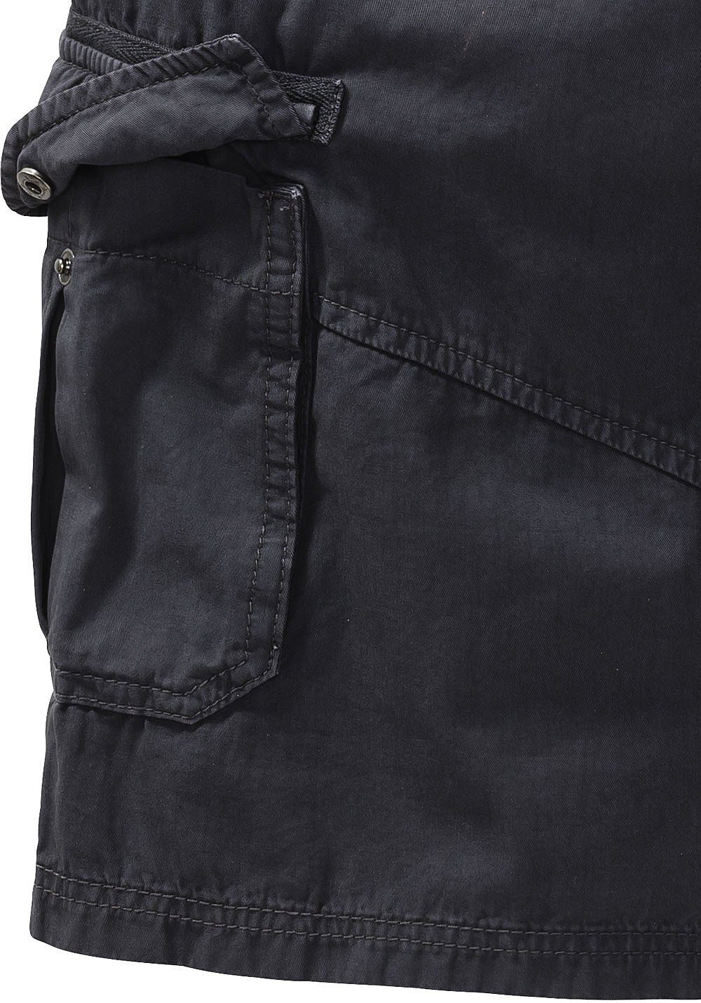 LERROS Cargobermudas lockerer, sportiver Beinschnitt und inklusive Textilgürtel