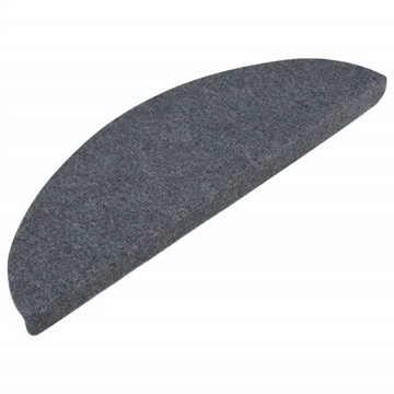 Teppich Stufenmatten Selbstklebend 10 Stk Grau 65x22,5x3,5 cm, vidaXL, Höhe: 3 mm