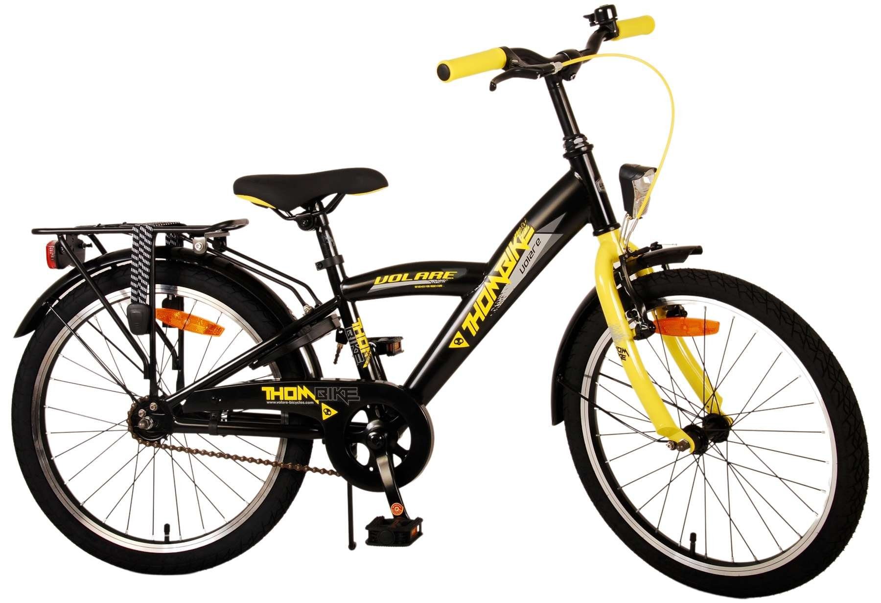 Volare Kinderfahrrad Thombike - Jungen - 20, 24 oder 26 Zoll -bis 60 kg-85% zusammengebaut, Luftbereifung, 6 - 12 Jahre, Aluminiumfelgen