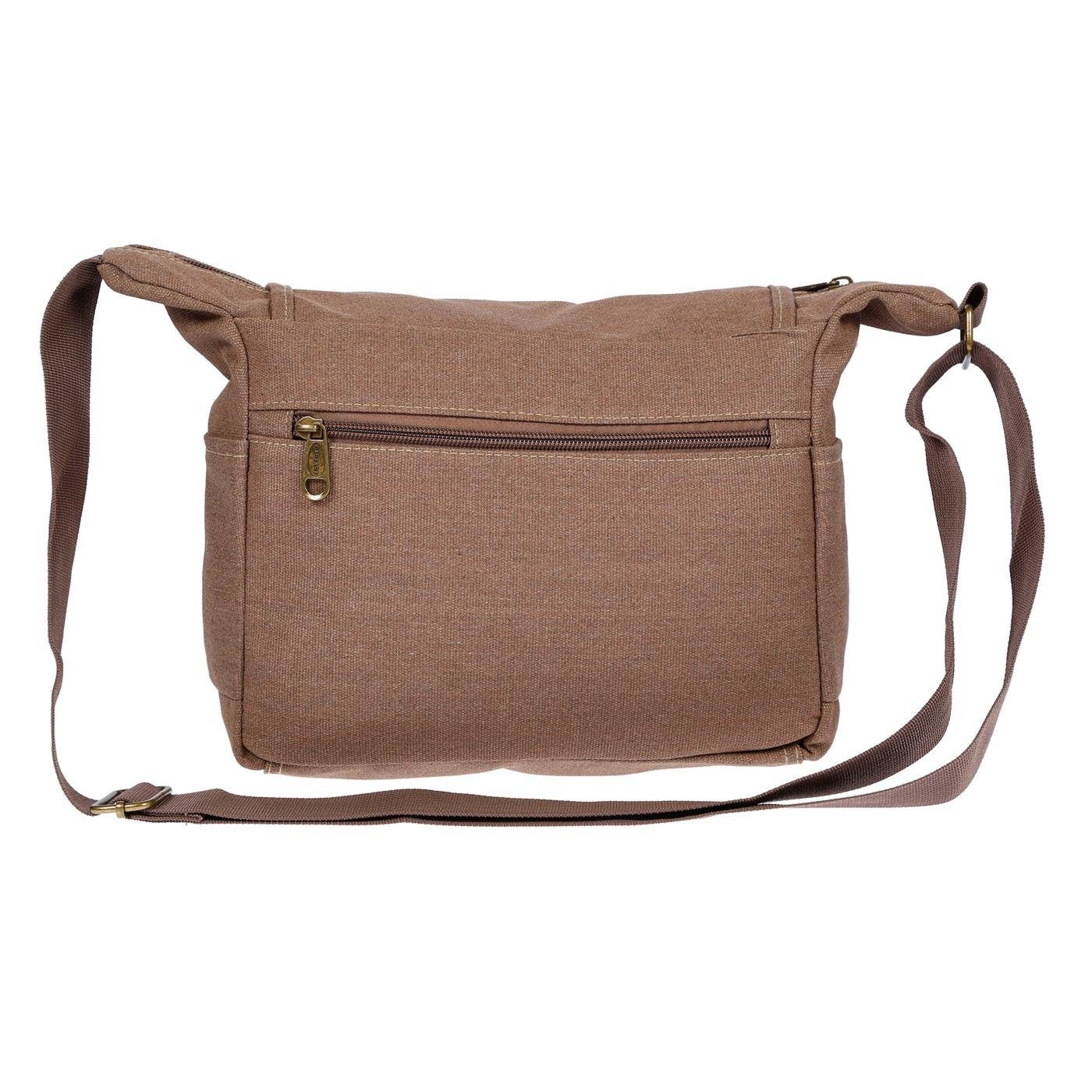 Christian Wippermann Umhängetasche Damen Tasche Schultertasche Umhängetasche aus Canvas, inversch. Farben