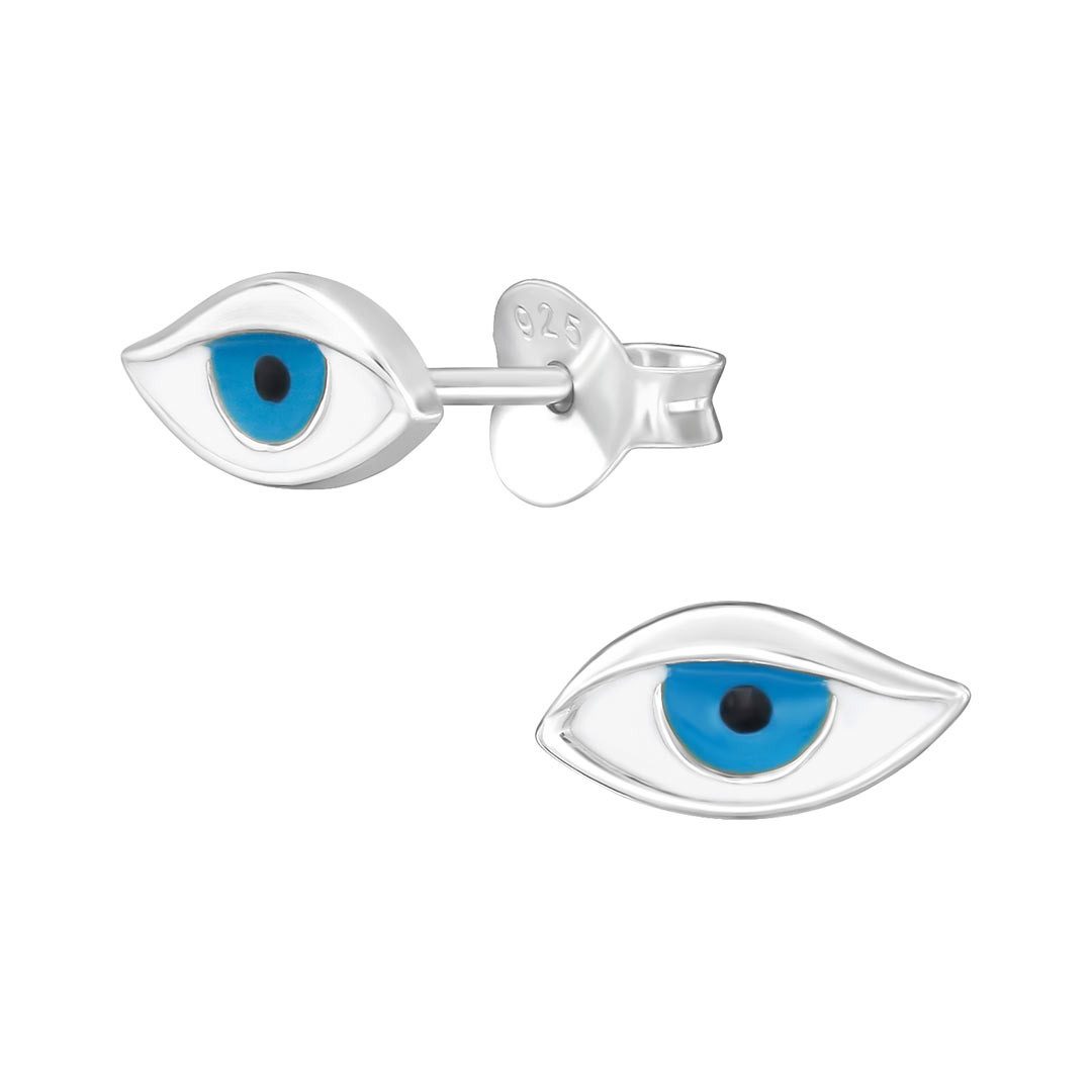 Paar Ohrstecker Ohrstecker Evil Eye: Ohrringe Silber 925