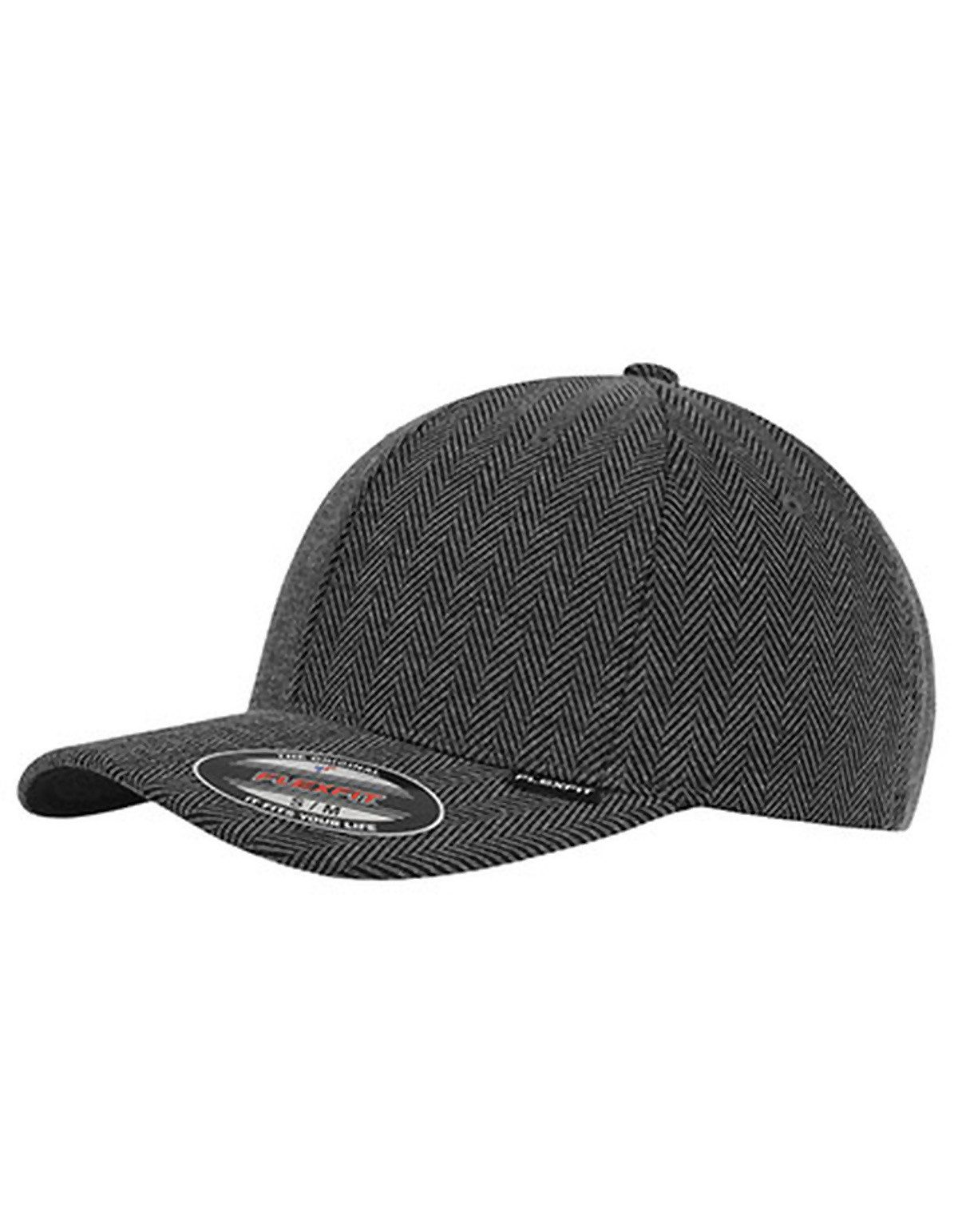 Flexfit Trucker Cap Heringbone Melange Flexfit günstig online kaufen