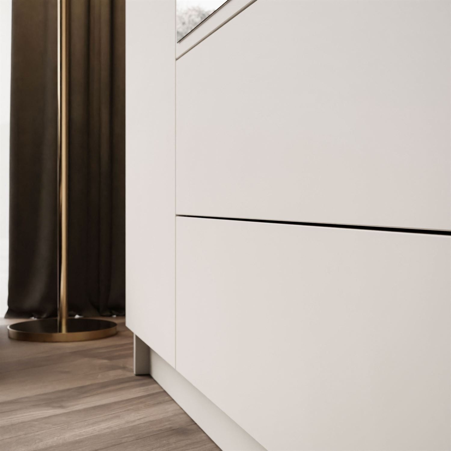 Lookway Kleiderschrank AURORA 4D2SZ KASCHMIR mit Schubladen 200x57x213 cm – Bild 5 von 5