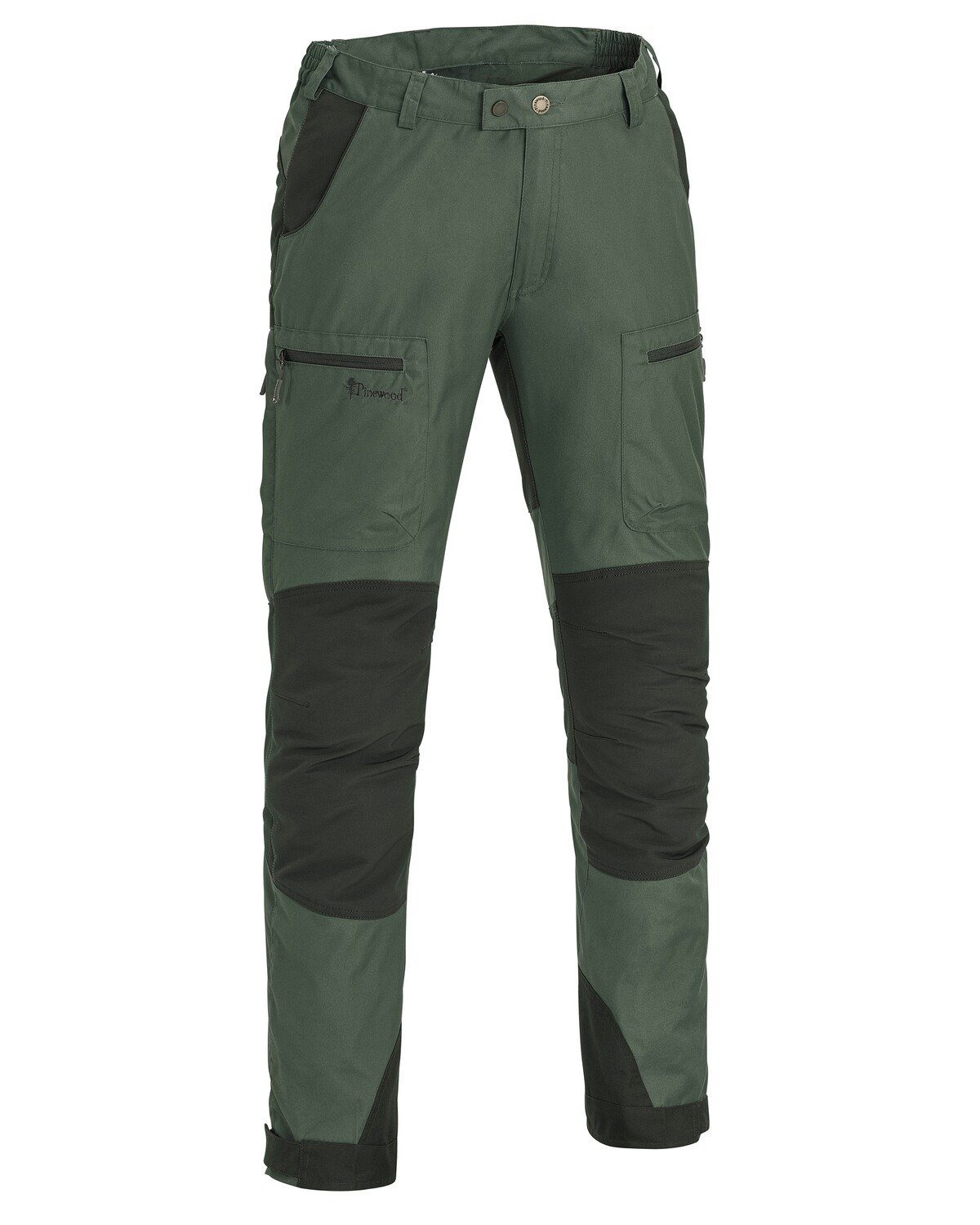 Pinewood Outdoorhose Hose Caribou TC Mid Green | Outdoorhosen