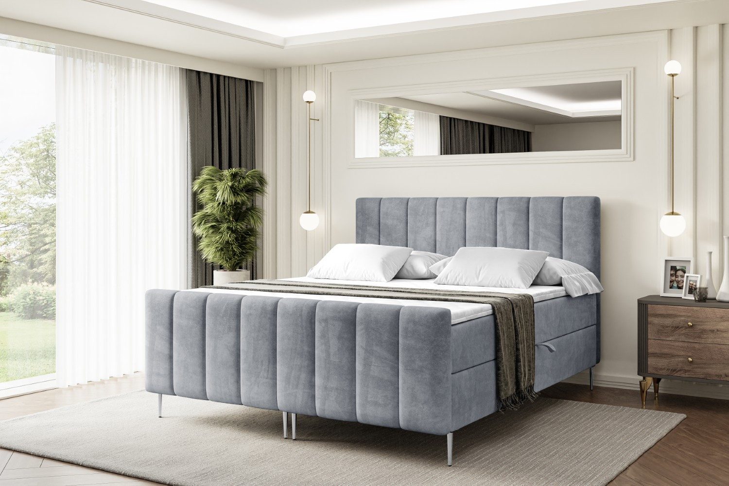 ALTDECOR Boxbett OTTA-F-Z (Multipocket-Matratze H4, H3 günstig online kaufen