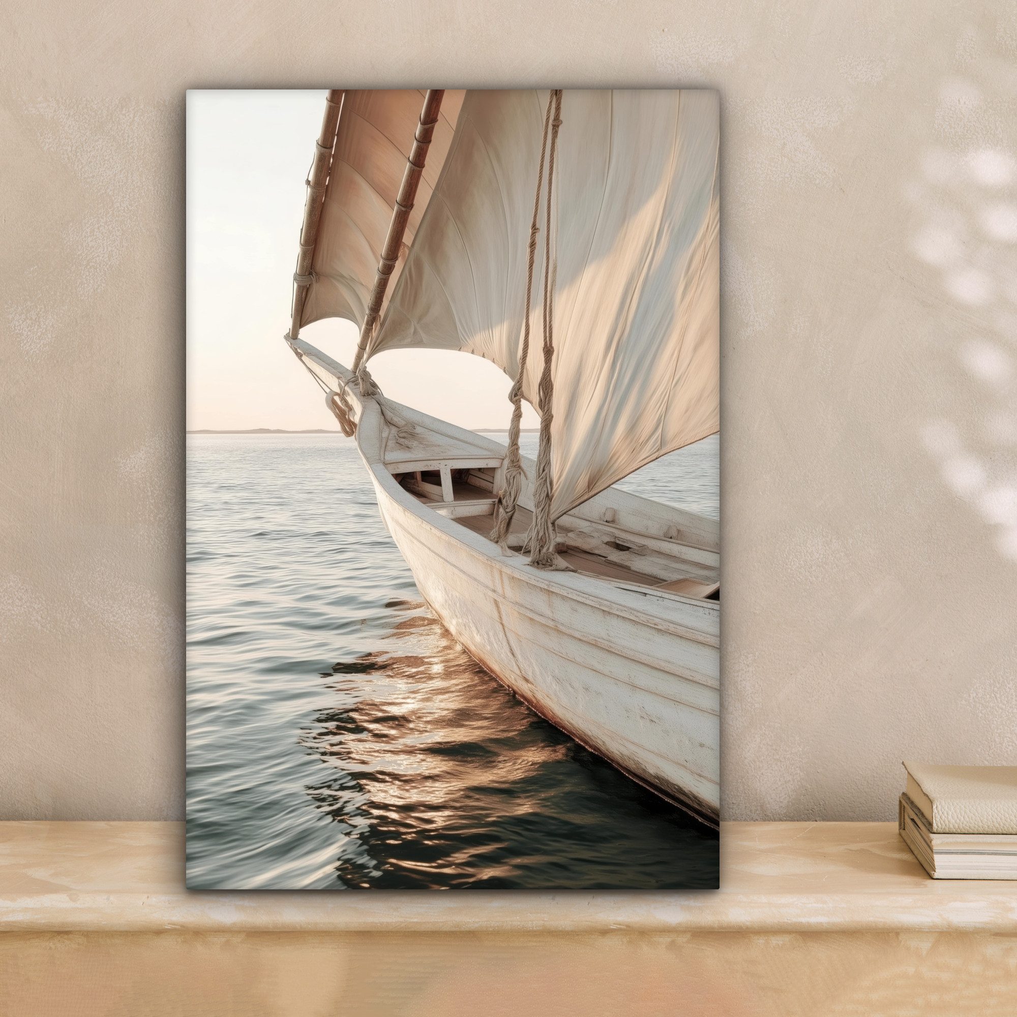 OneMillionCanvasses® Leinwandbild Segelboot - Meer - günstig online kaufen
