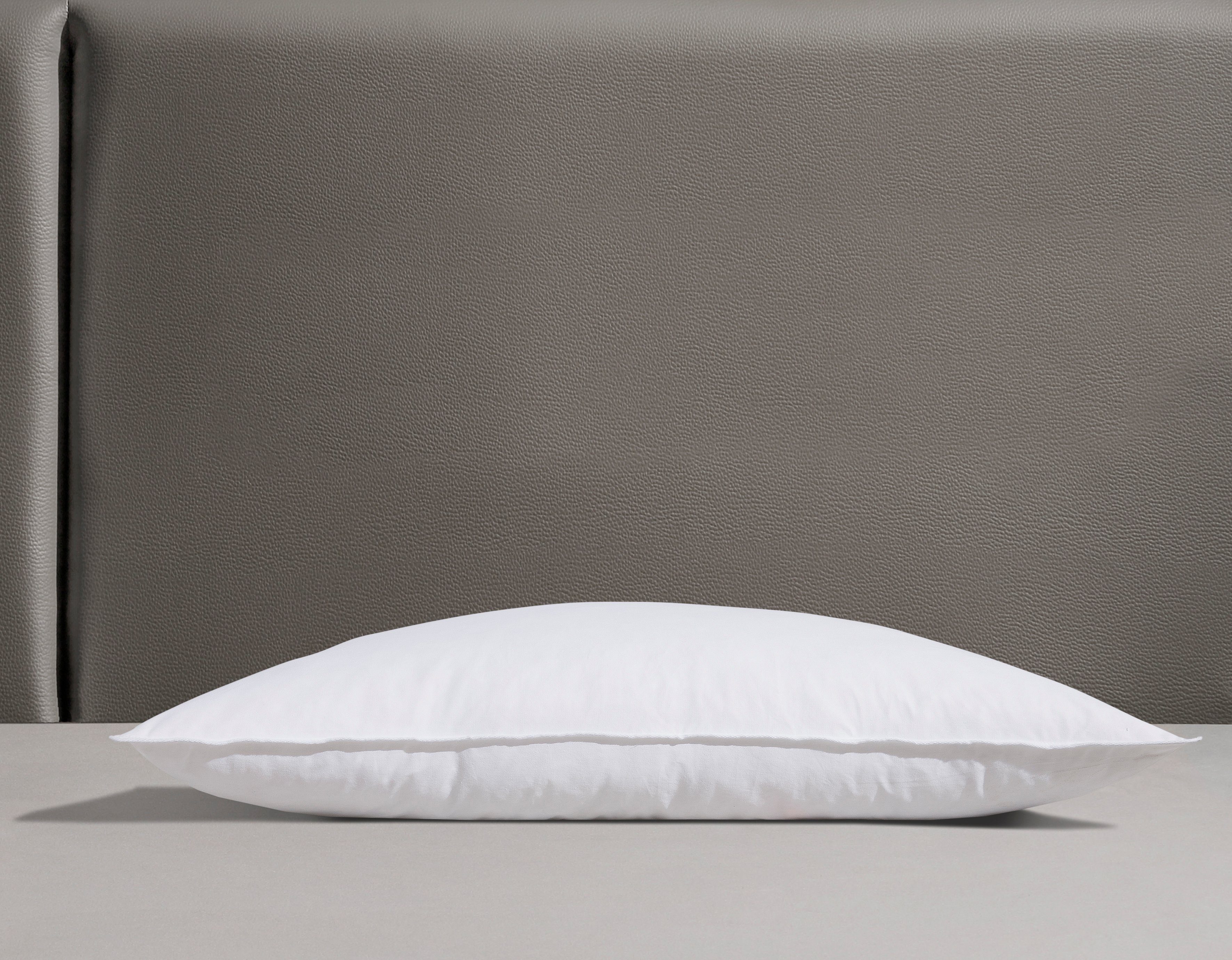 OTTO home Federkopfkissen Loftet, Kopfkissen 40x80 cm, 80x80 cm, Füllung: 85% Federn, 15% Daunen, Bezug: 100% Baumwolle, Seitenschläfer, Bauchschläfer, Rückenschläfer, Kissen, Made in Green zertifiziert, Made in Germany