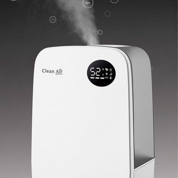 Clean Air Optima Luftbefeuchter mit Ionisator CA-606W, 5,5 l Wassertank, Heizelement für warme Luftbefeuchtung