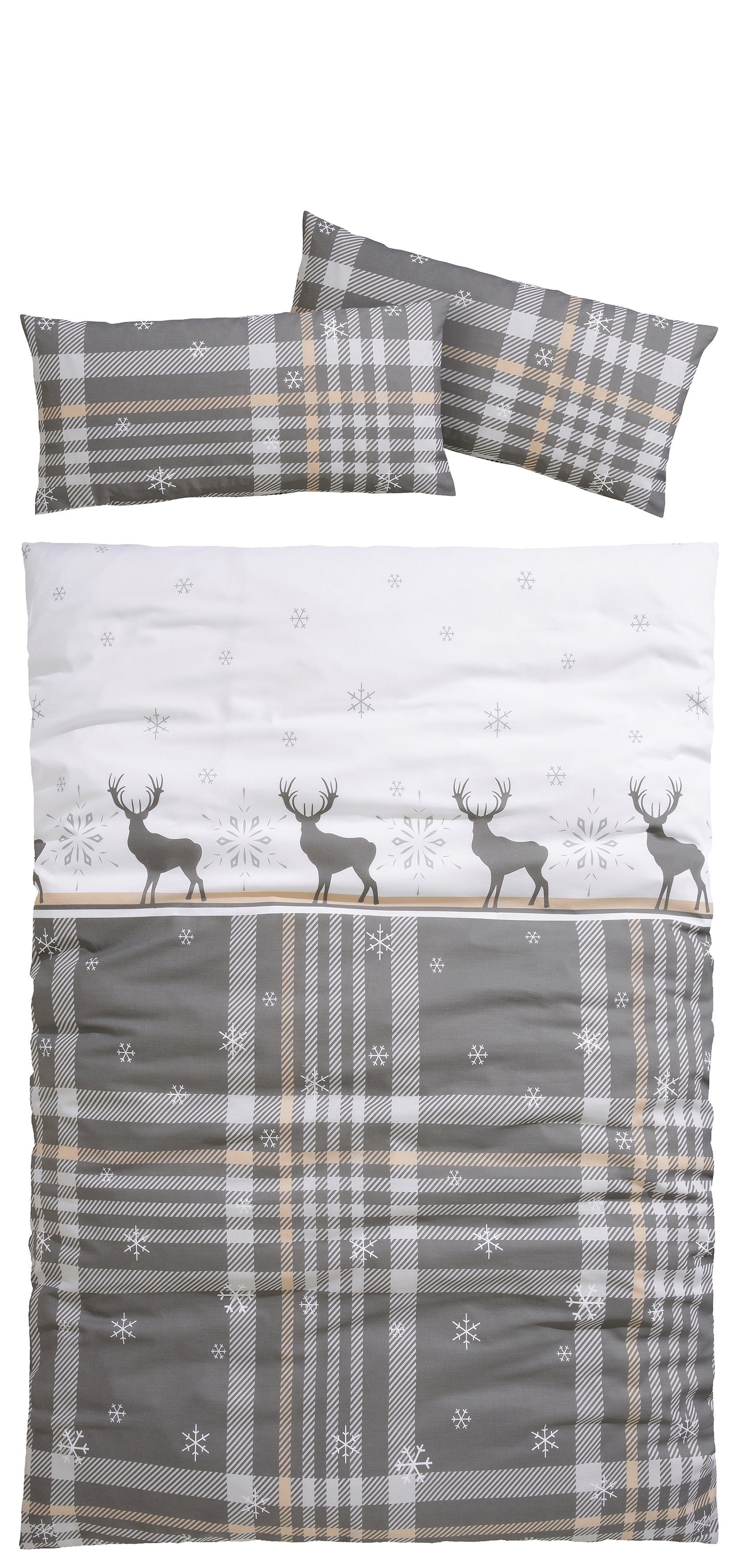 my home Bettwäsche "Wenda" 2 tlg. in Qualitäten PolyCotton (kühlend) + Bibe günstig online kaufen