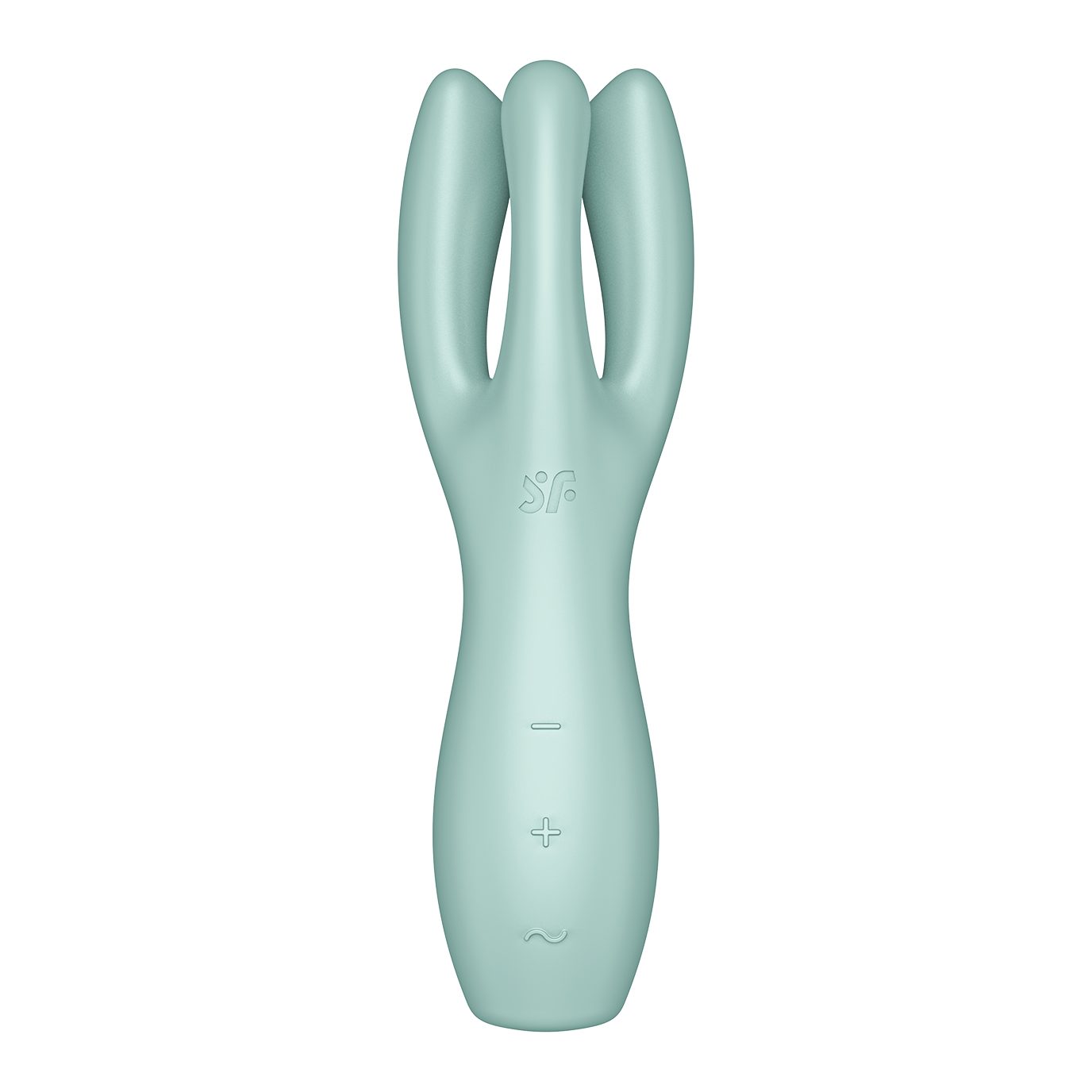 Satisfyer Auflege-Vibrator Satisfyer Klitorisstimulation Auflegevibrator, 3", Mint "Threesome