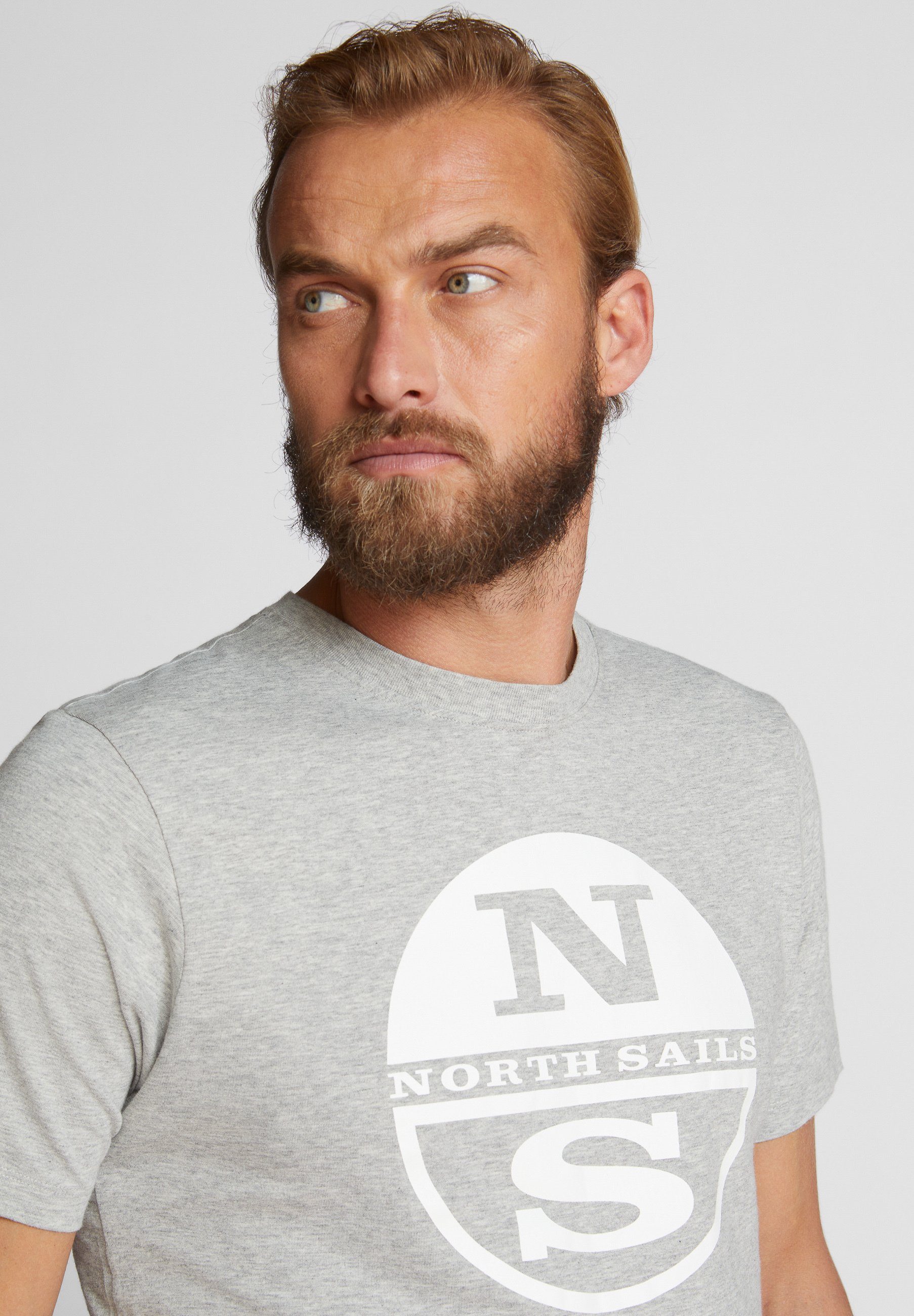 Sails Maxi-Logo North MOLORED mit T-Shirt GRAY T-shirt