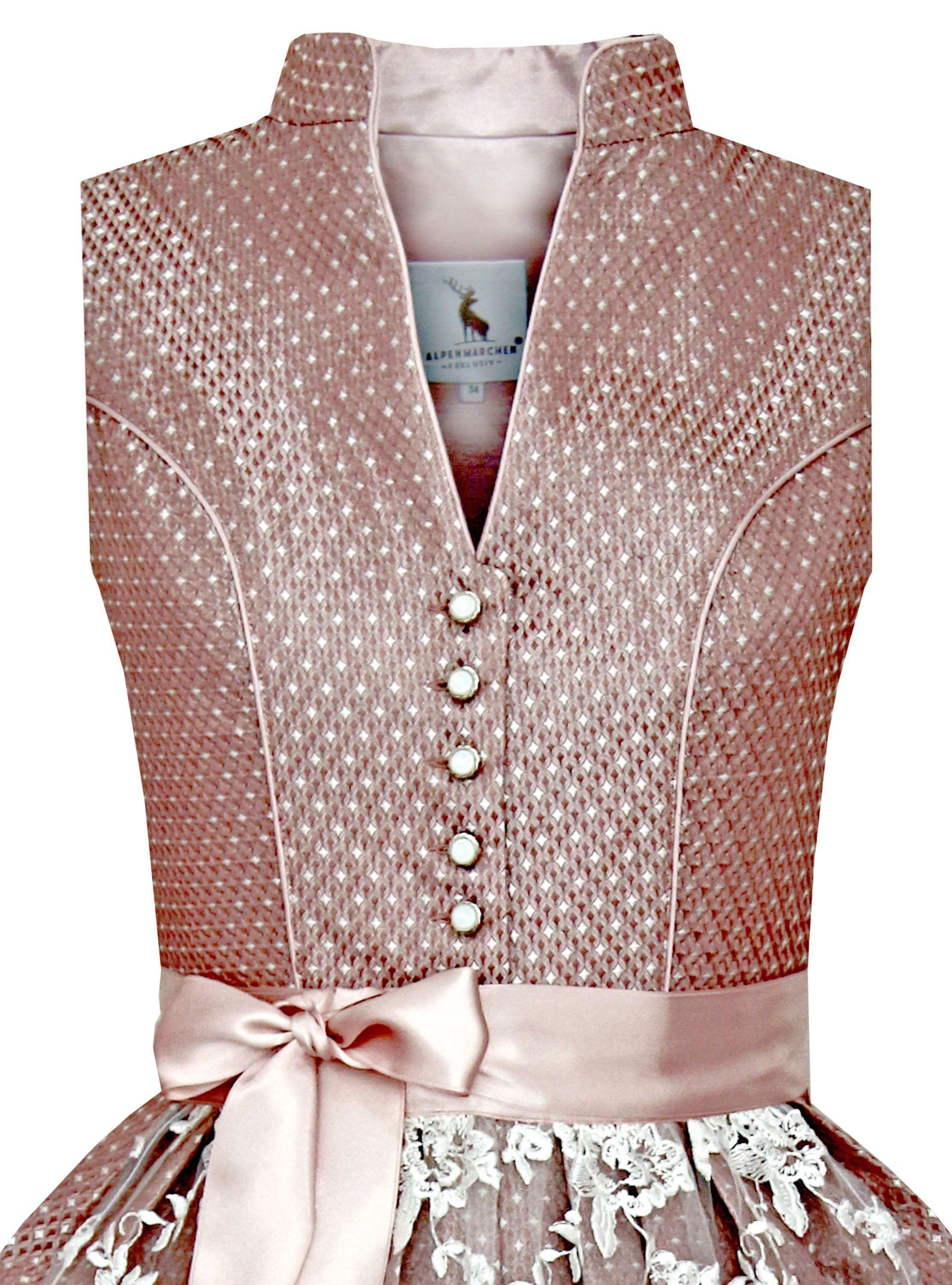 Alpenmärchen Dirndl Dirndl Enya in rosa - ALM693 günstig online kaufen
