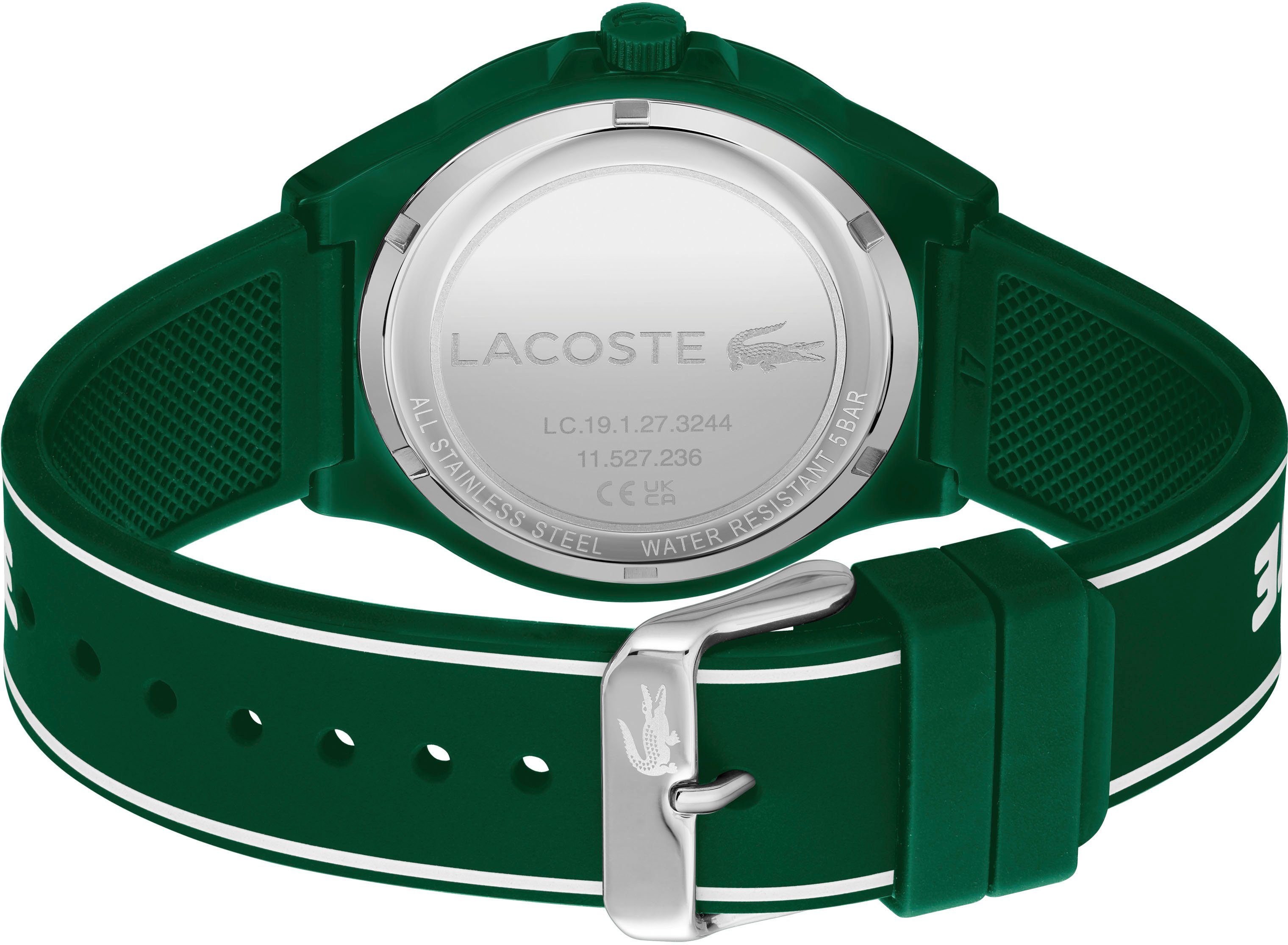 Lacoste Quarzuhr NEOCROC 2011309, Armbanduhr, Herrenuhr, Mineralglas, Silikonarmband