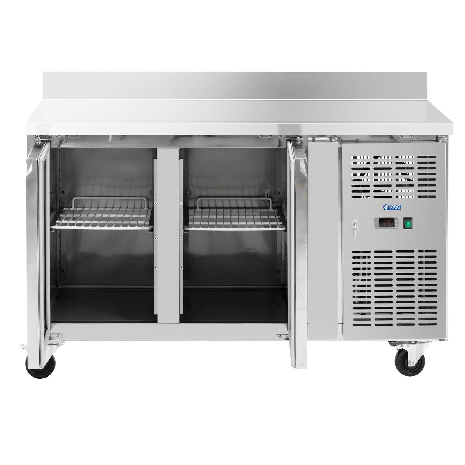 Royal Catering Kühlschrank RCRT-2D280RE, 95 cm hoch, 70 cm breit