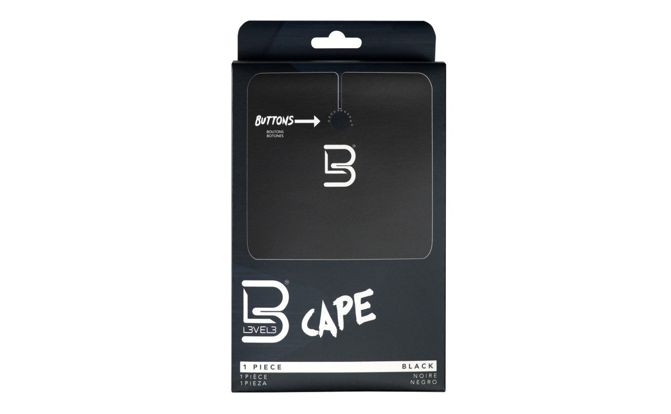 L3VEL3™ Distribution and Corporate Umhängeschürze L3VEL3 Cape Schwarz