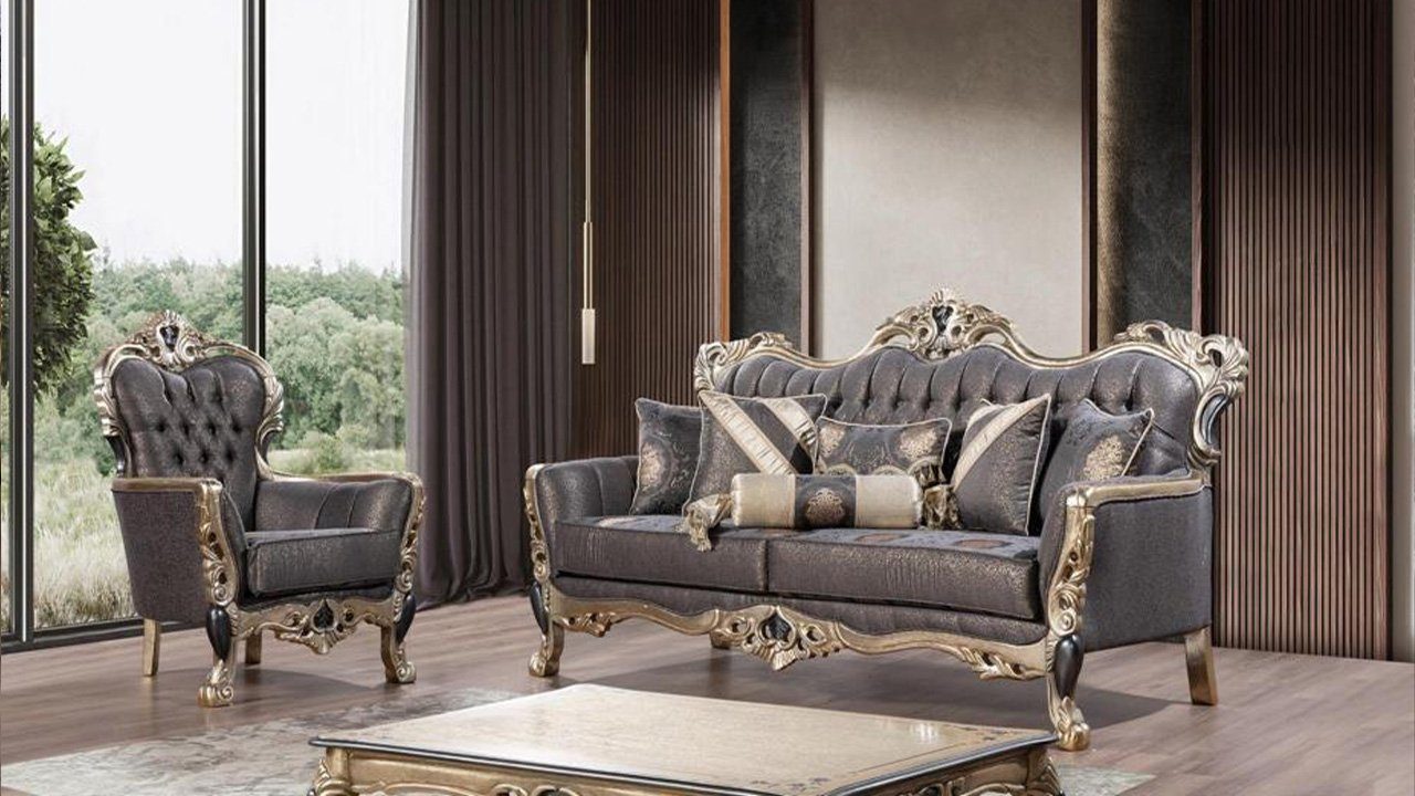 JVmoebel Sofa Set Made Sofas Sofagarnitur In 3+1Sitzer Europe Polster Design Couchen Relax
